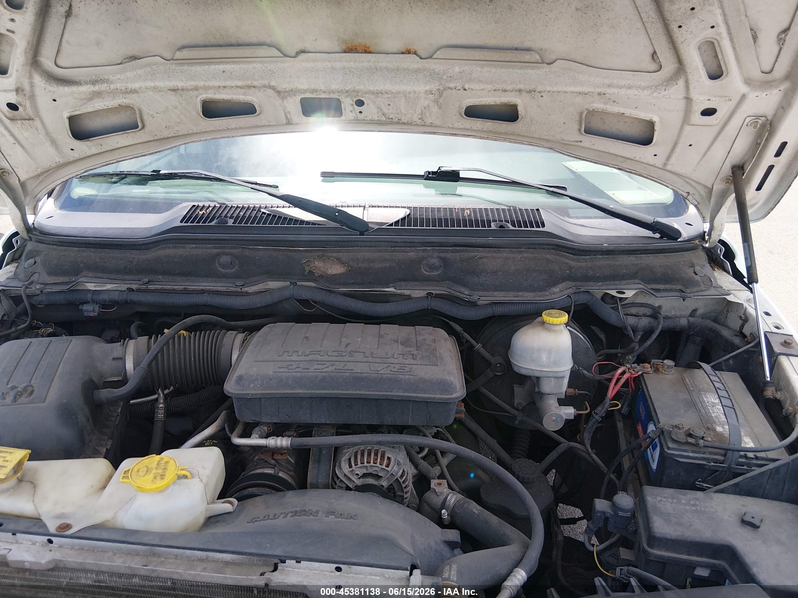 2005 Dodge Ram 1500 Slt/laramie White vin: 1D7HA18N15J524772