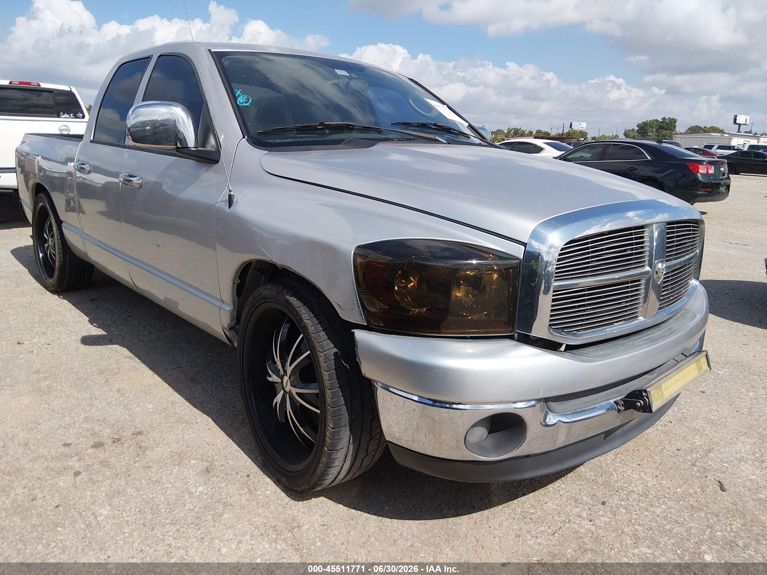 2006 Dodge Ram 1500 Slt Silver vin: 1D7HA18N16J101241