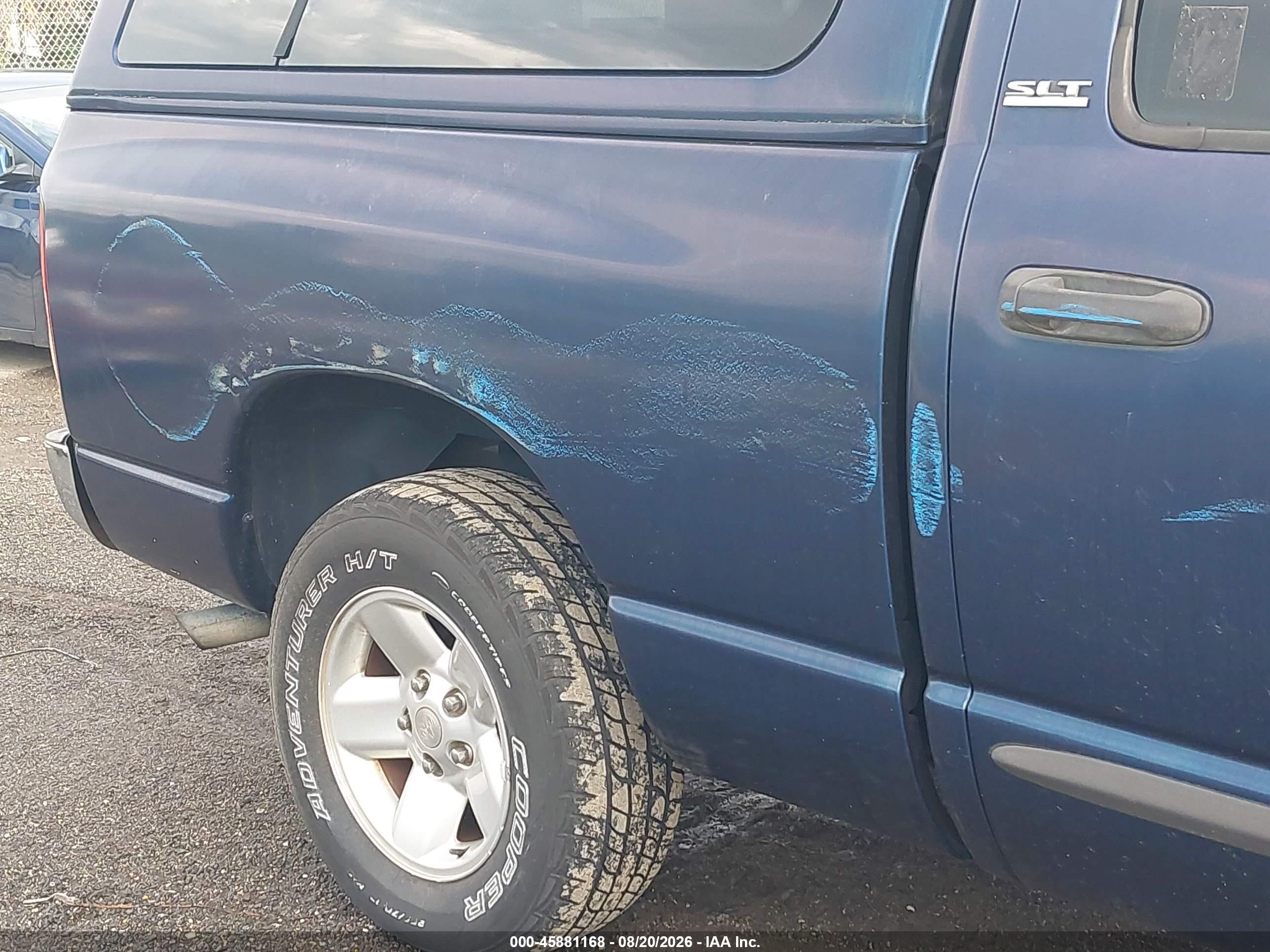 2002 Dodge Ram 1500 St Blue vin: 1D7HA18N22S635448