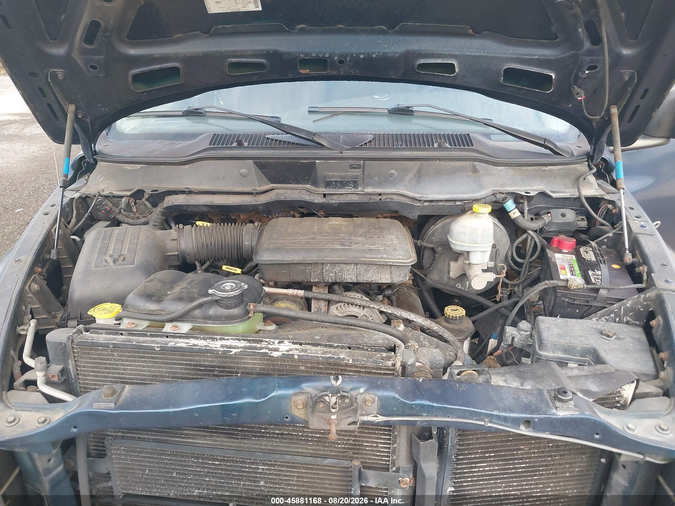2002 Dodge Ram 1500 St Blue vin: 1D7HA18N22S635448