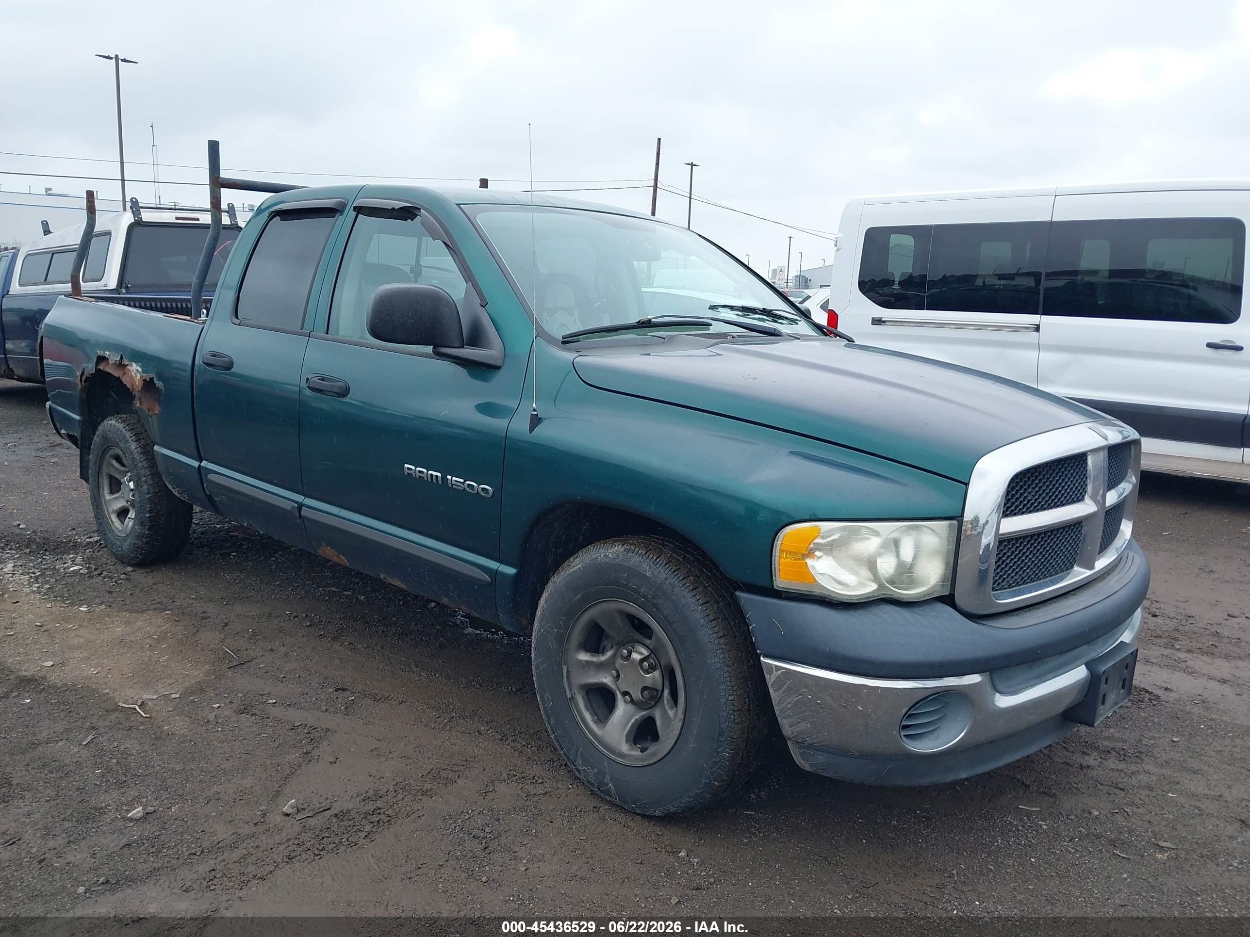 2003 Dodge Ram 1500 Slt/laramie/st Green vin: 1D7HA18N23J533347