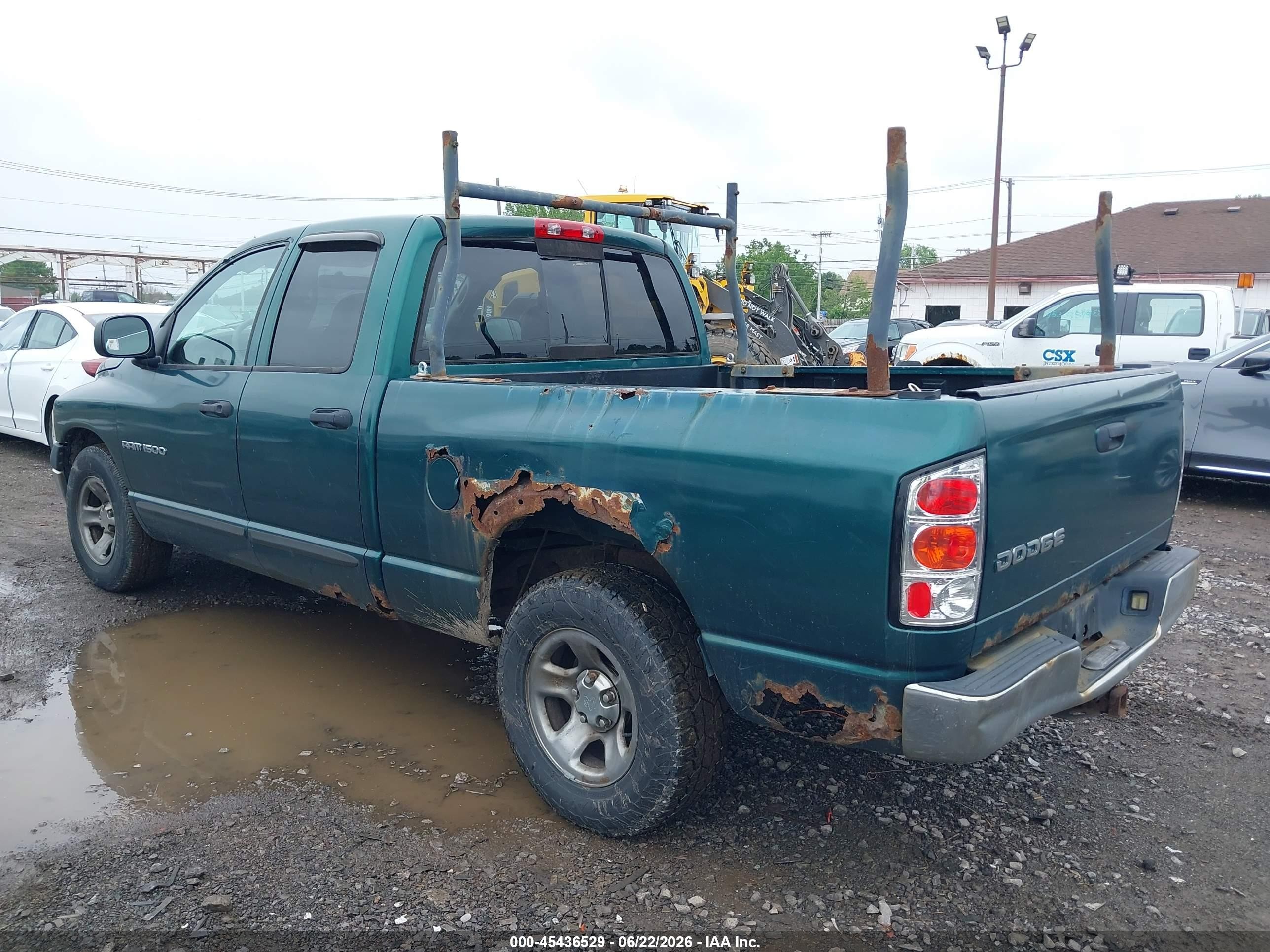 2003 Dodge Ram 1500 Slt/laramie/st Green vin: 1D7HA18N23J533347
