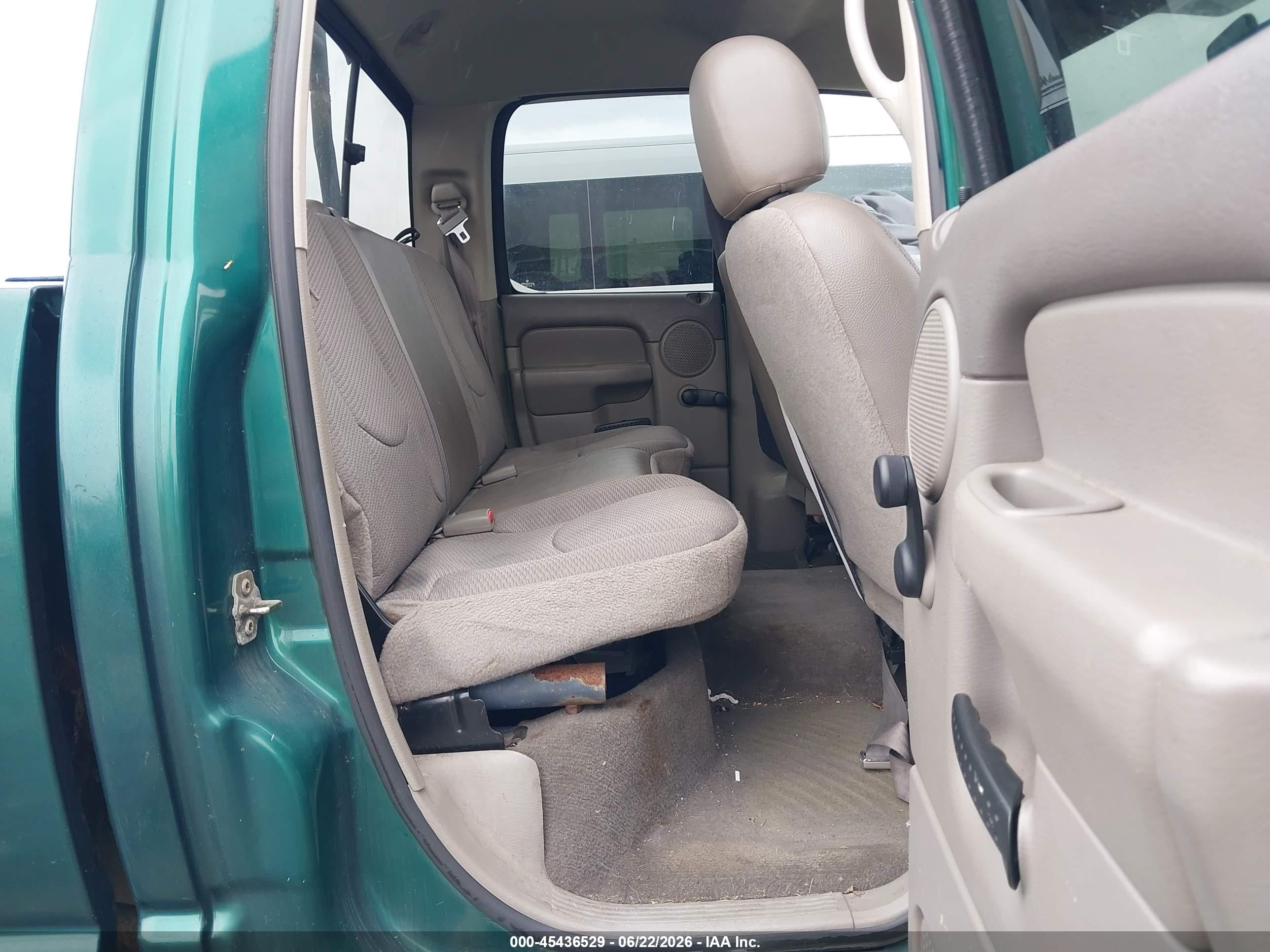 2003 Dodge Ram 1500 Slt/laramie/st Green vin: 1D7HA18N23J533347