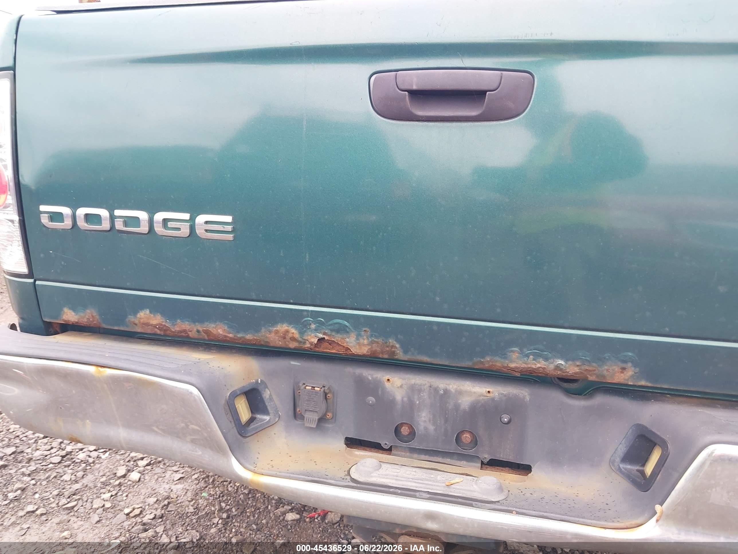 2003 Dodge Ram 1500 Slt/laramie/st Green vin: 1D7HA18N23J533347