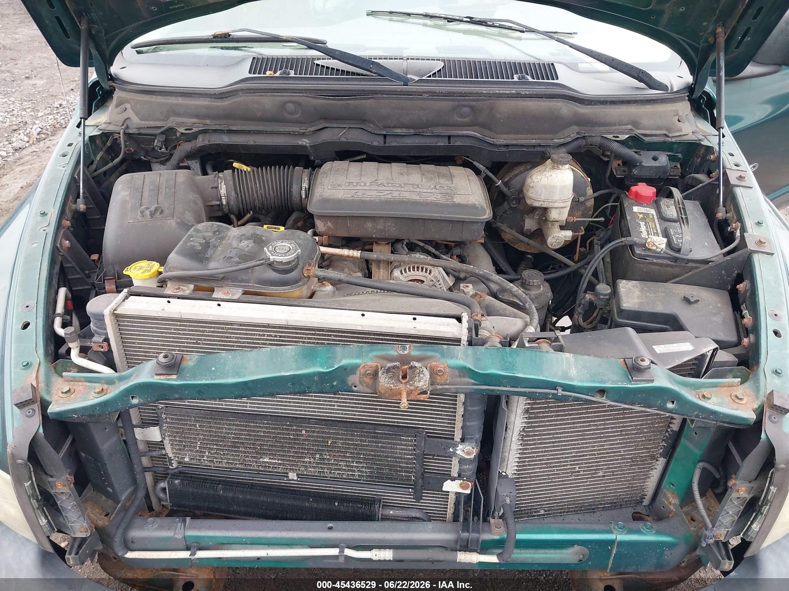 2003 Dodge Ram 1500 Slt/laramie/st Green vin: 1D7HA18N23J533347