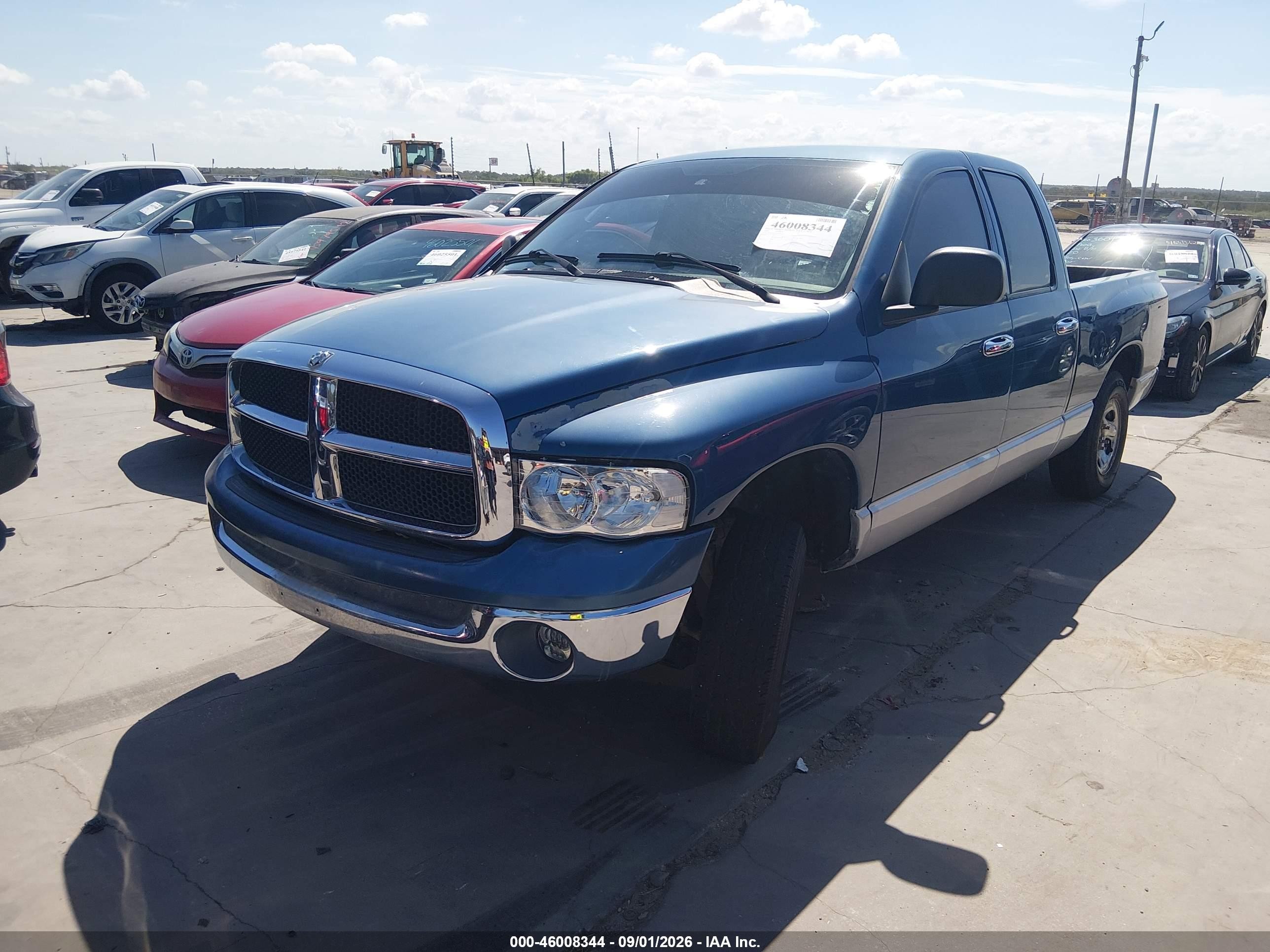 2003 Dodge Ram 1500 Slt/laramie/st Blue vin: 1D7HA18N23S229526