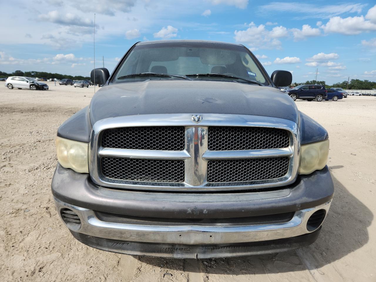 2003 Dodge Ram 1500 Gray vin: 1D7HA18N23S291332 Damage: Front Bumper Cover Upper, Gouged, 1 To 2 Inches