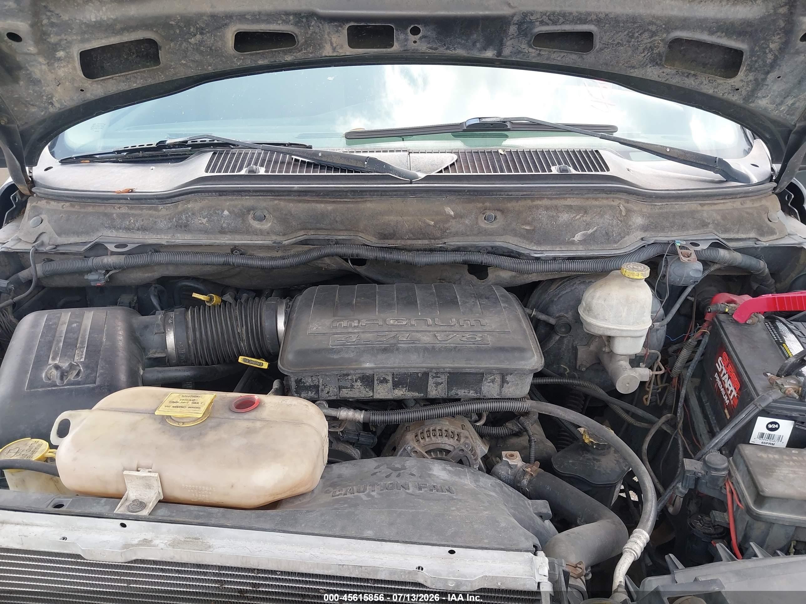 2004 Dodge Ram 1500 Slt/laramie Gray vin: 1D7HA18N24S501543