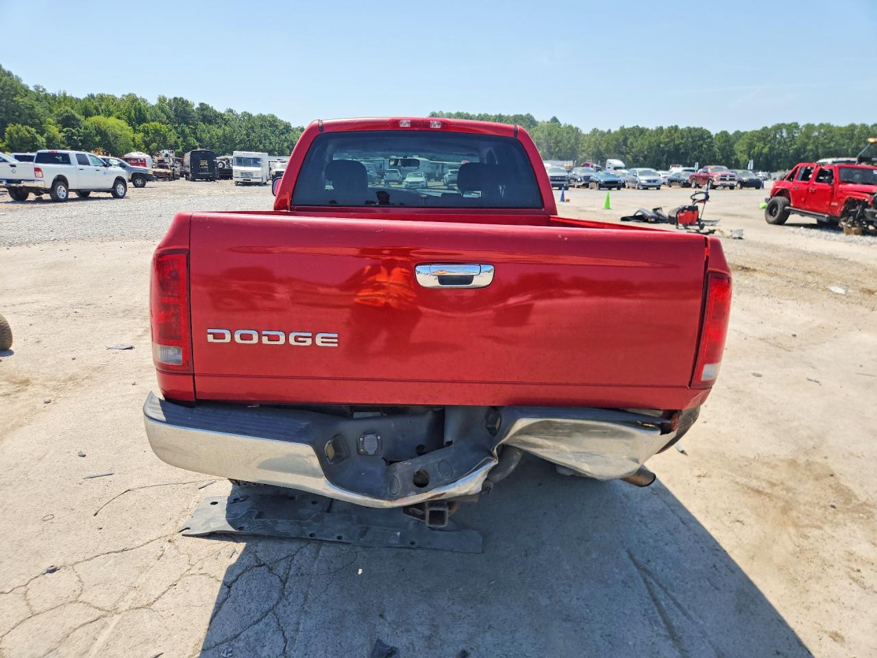2004 Dodge Ram 1500 St Red vin: 1D7HA18N24S514843