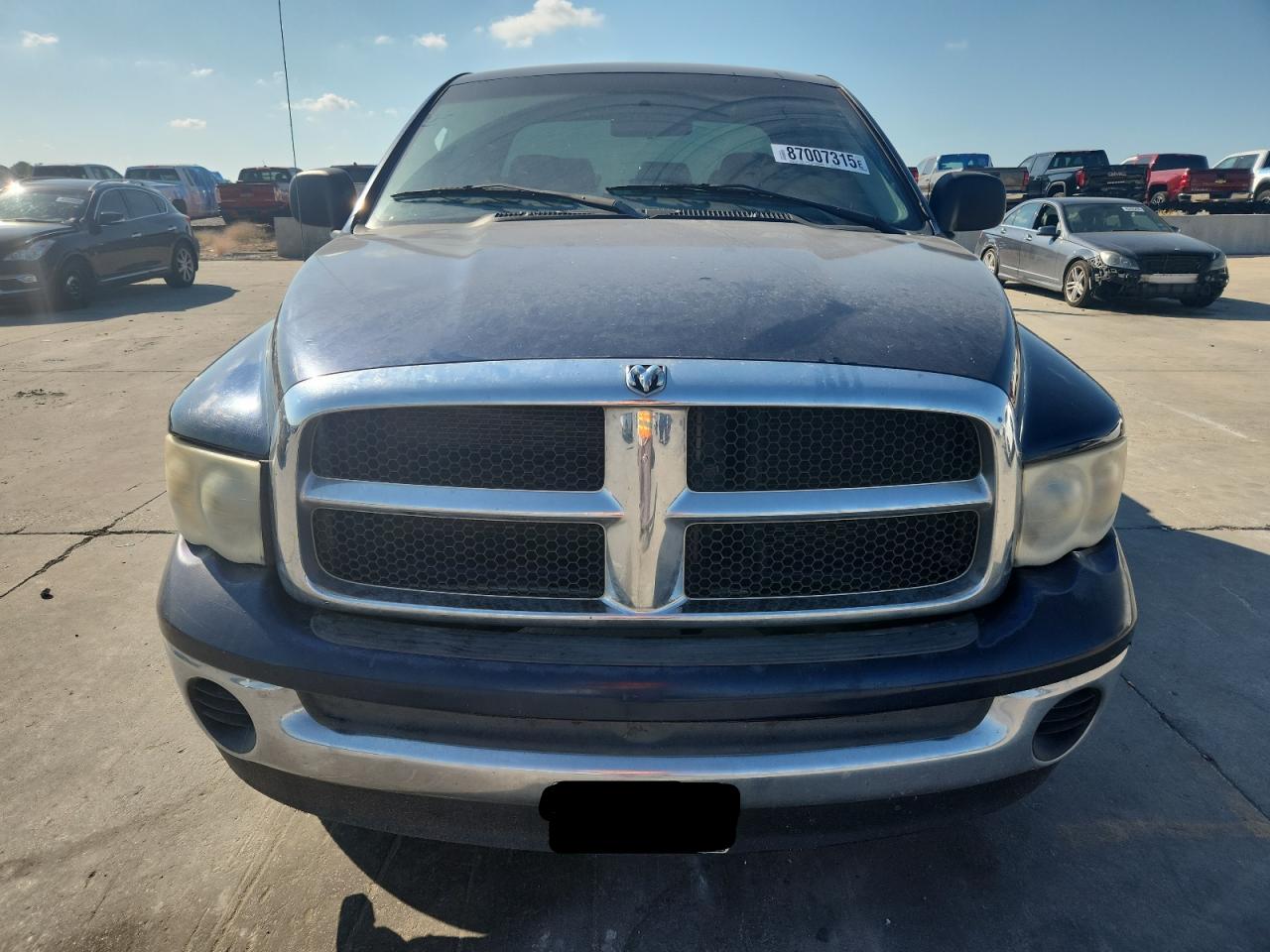 2004 Dodge Ram 1500 St Blue vin: 1D7HA18N24S581491