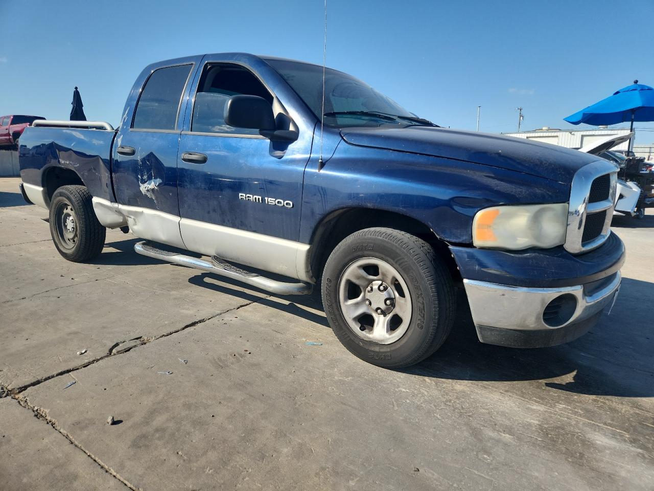 2004 Dodge Ram 1500 St Blue vin: 1D7HA18N24S581491