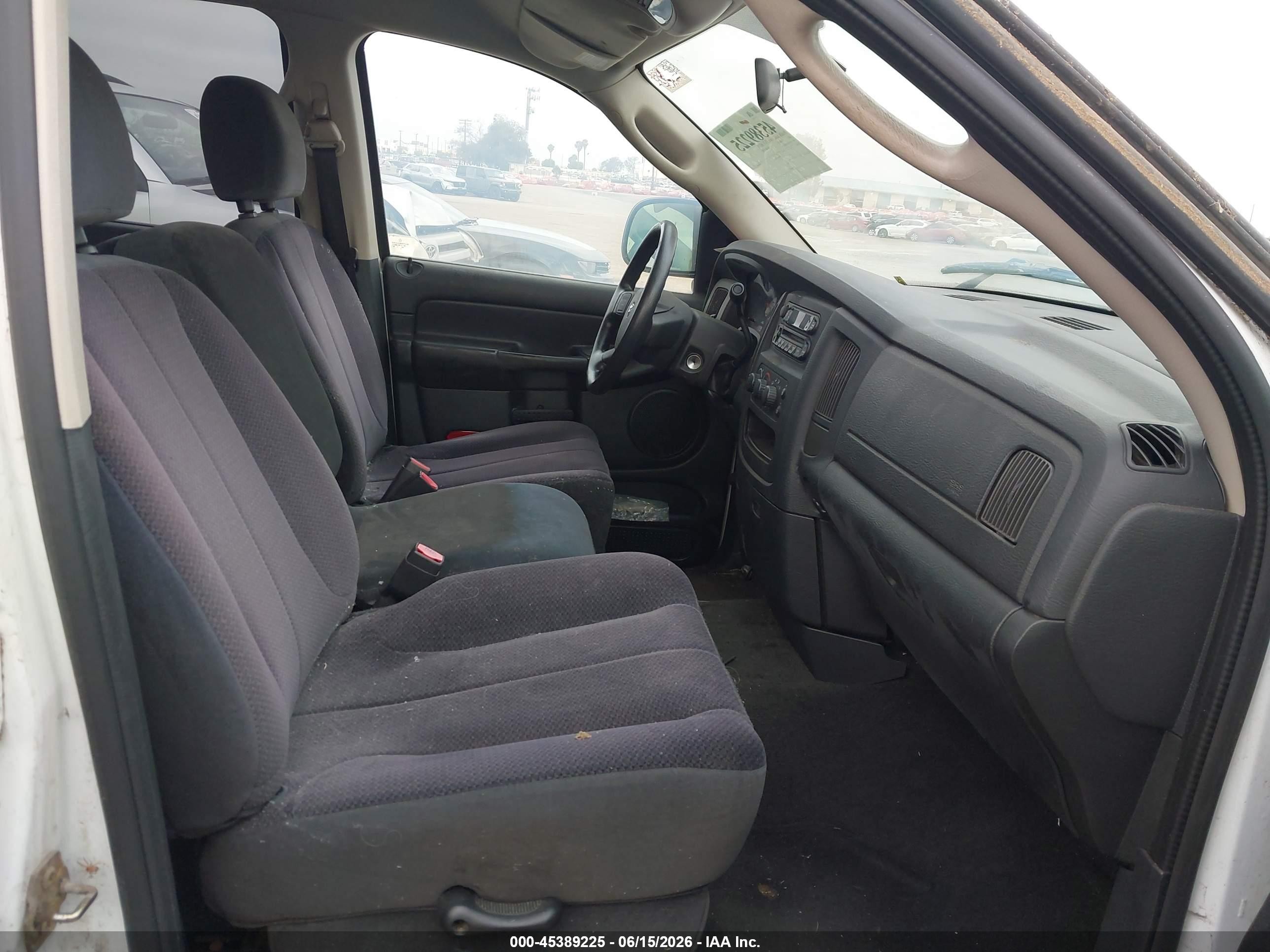 2004 Dodge Ram 1500 Slt/laramie White vin: 1D7HA18N24S655671