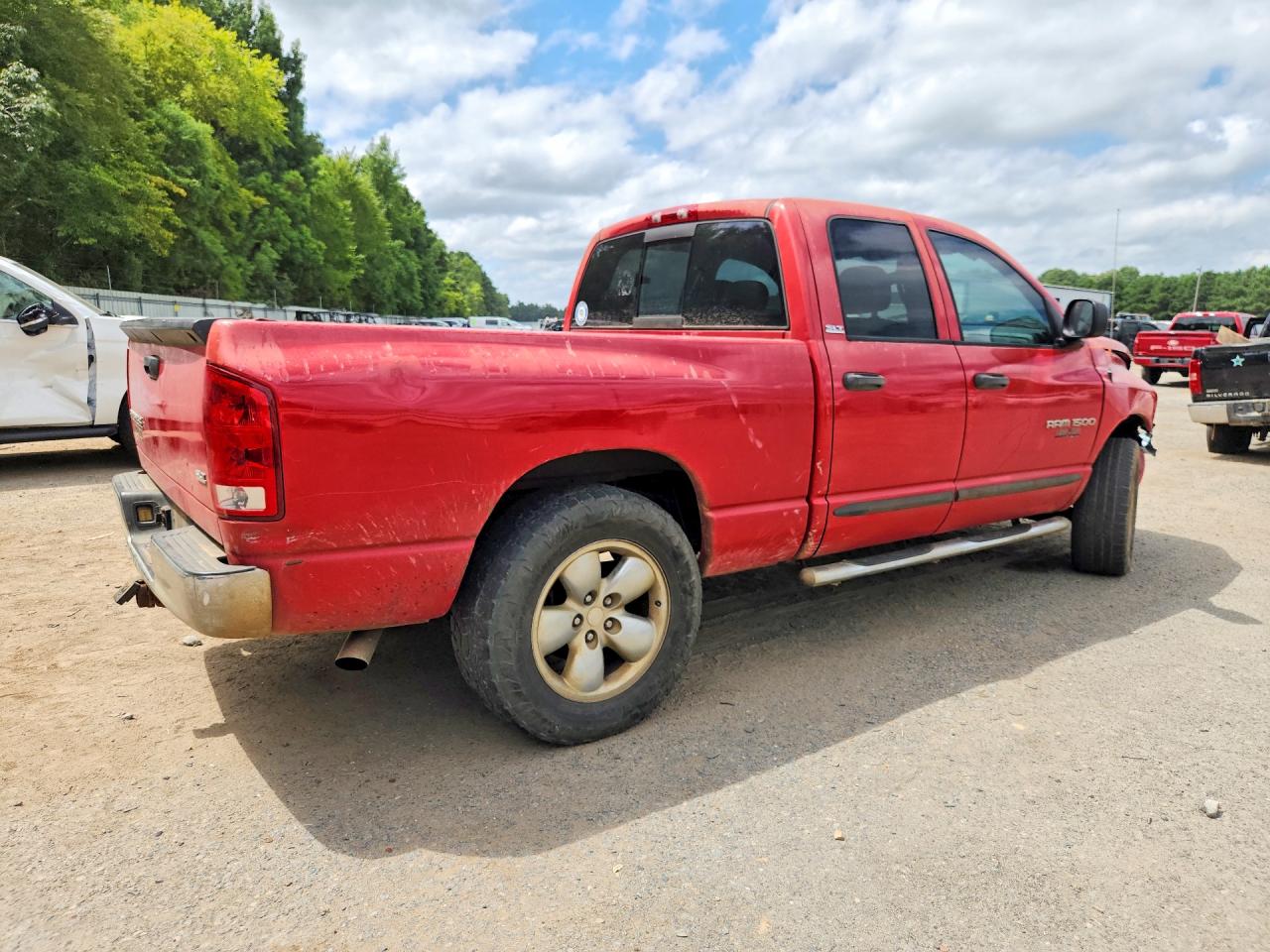 2004 Dodge Ram 1500 St Красный vin: 1D7HA18N24S722222
