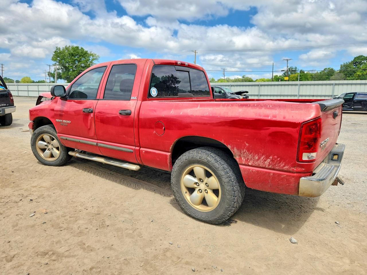 2004 Dodge Ram 1500 St Красный vin: 1D7HA18N24S722222