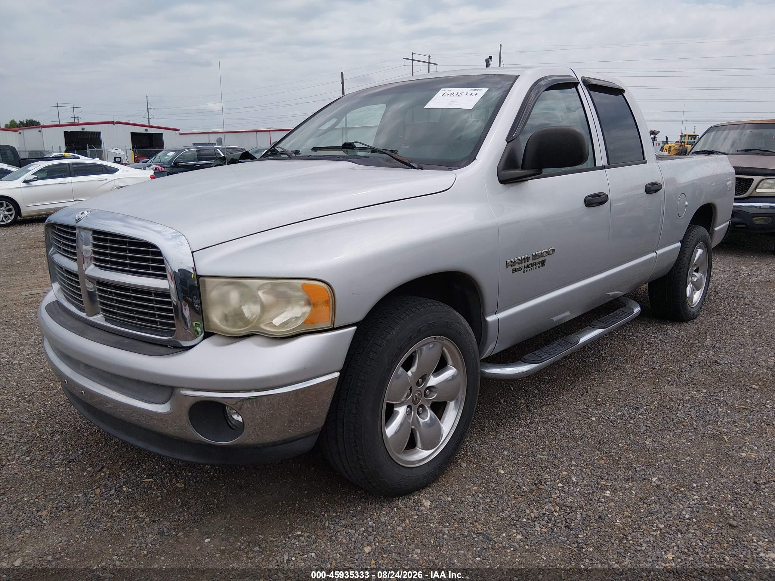 2005 Dodge Ram 1500 Slt/laramie Silver vin: 1D7HA18N25S203463