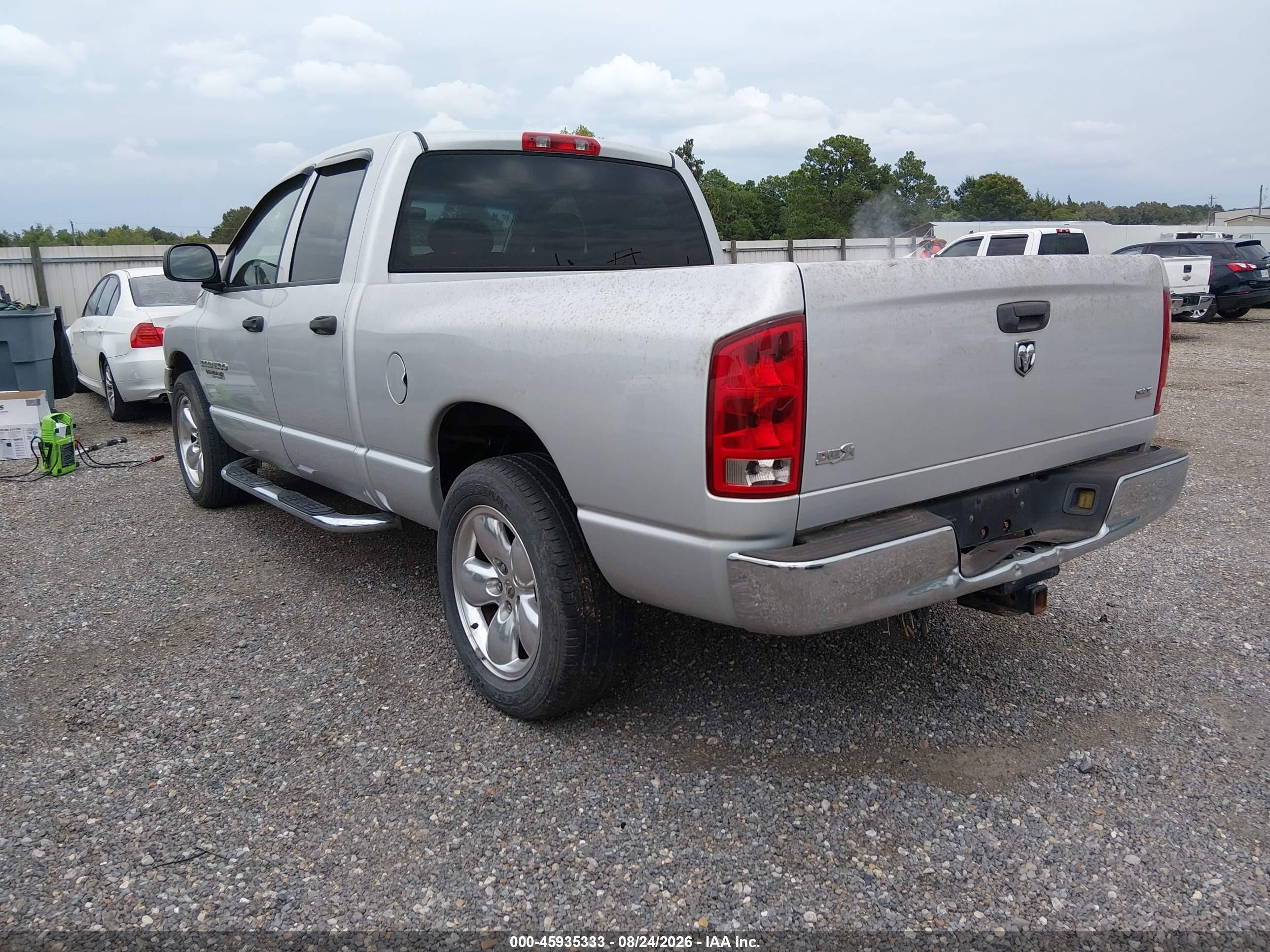2005 Dodge Ram 1500 Slt/laramie Silver vin: 1D7HA18N25S203463