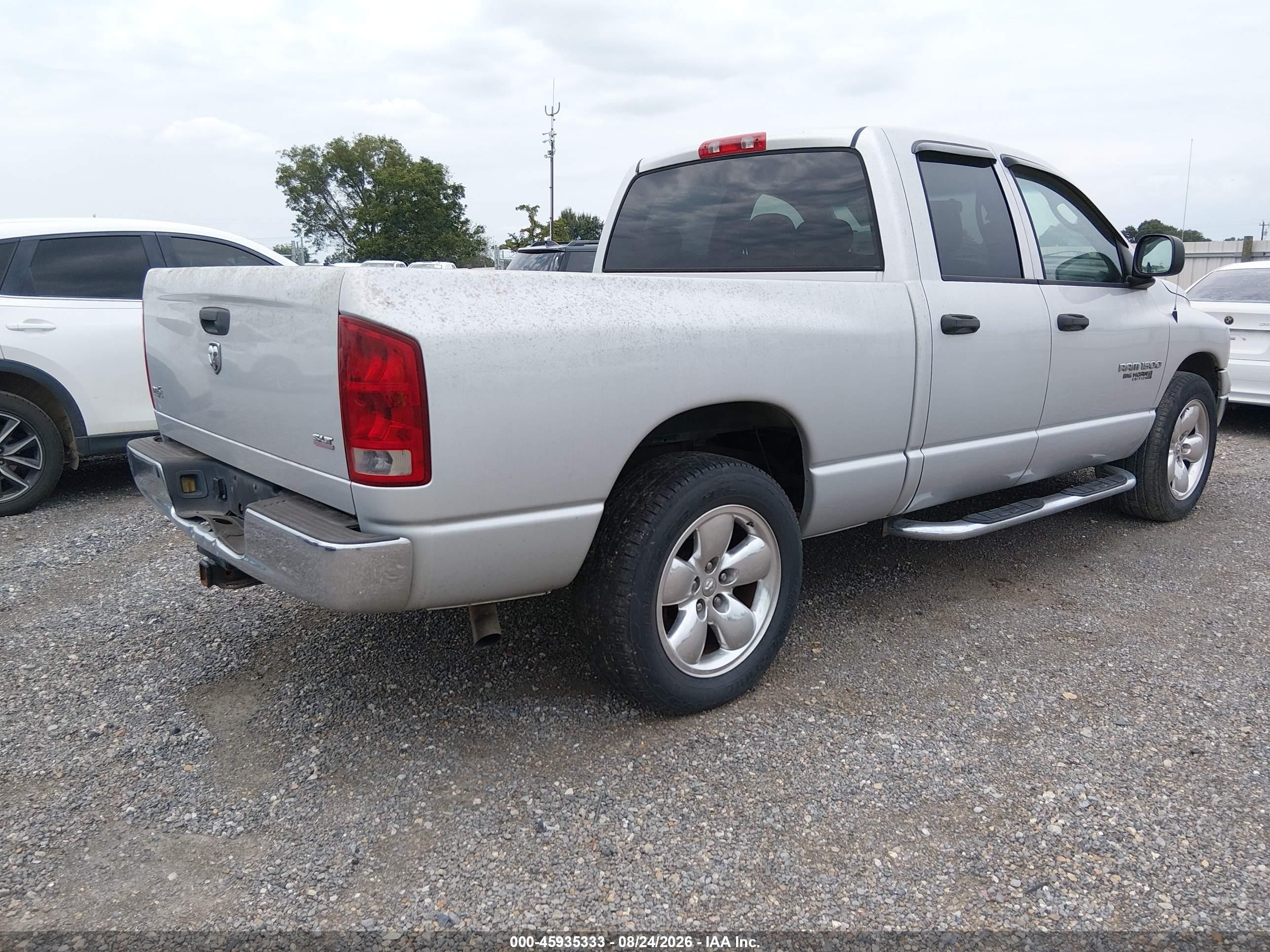 2005 Dodge Ram 1500 Slt/laramie Silver vin: 1D7HA18N25S203463