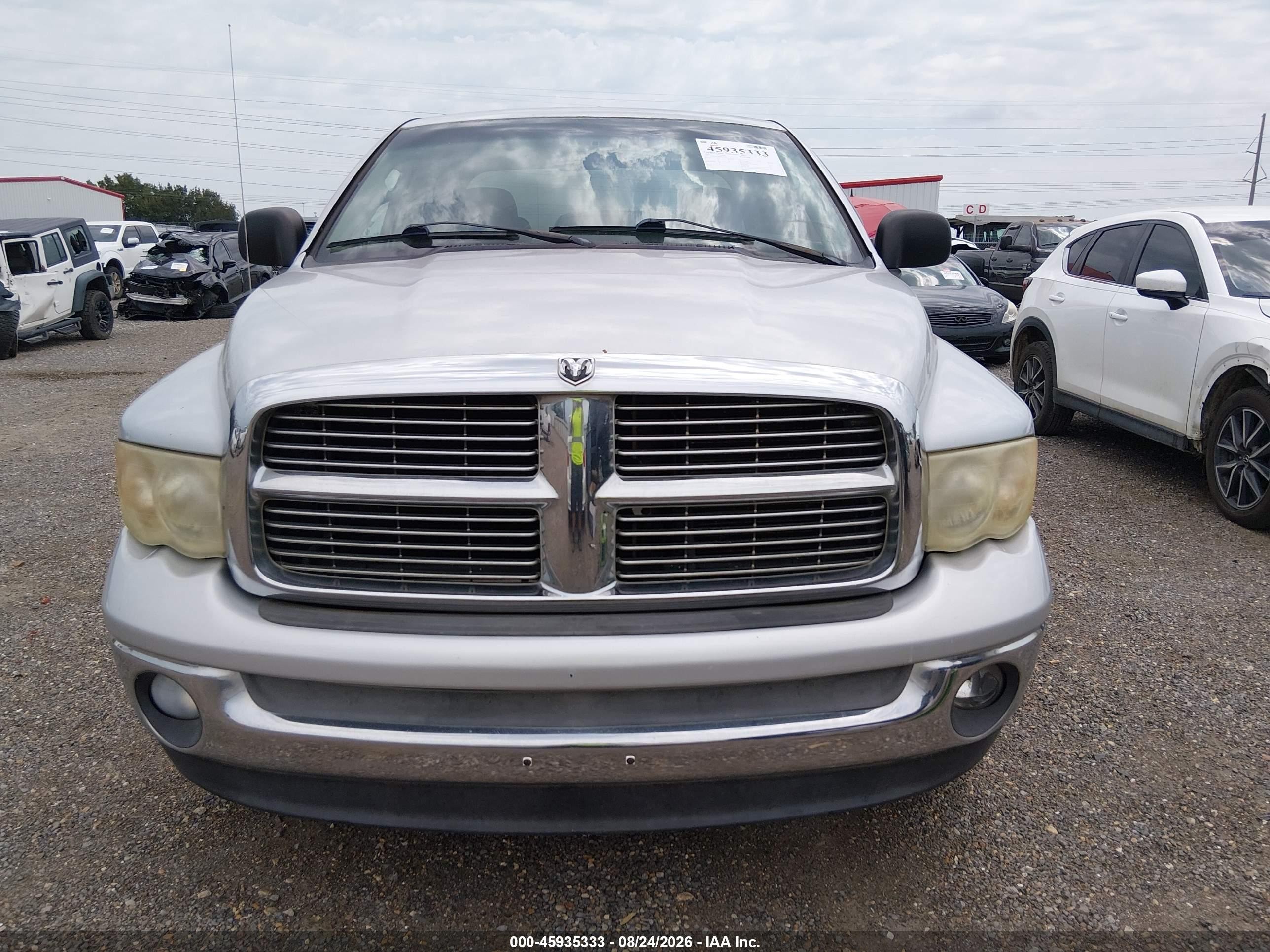 2005 Dodge Ram 1500 Slt/laramie Silver vin: 1D7HA18N25S203463