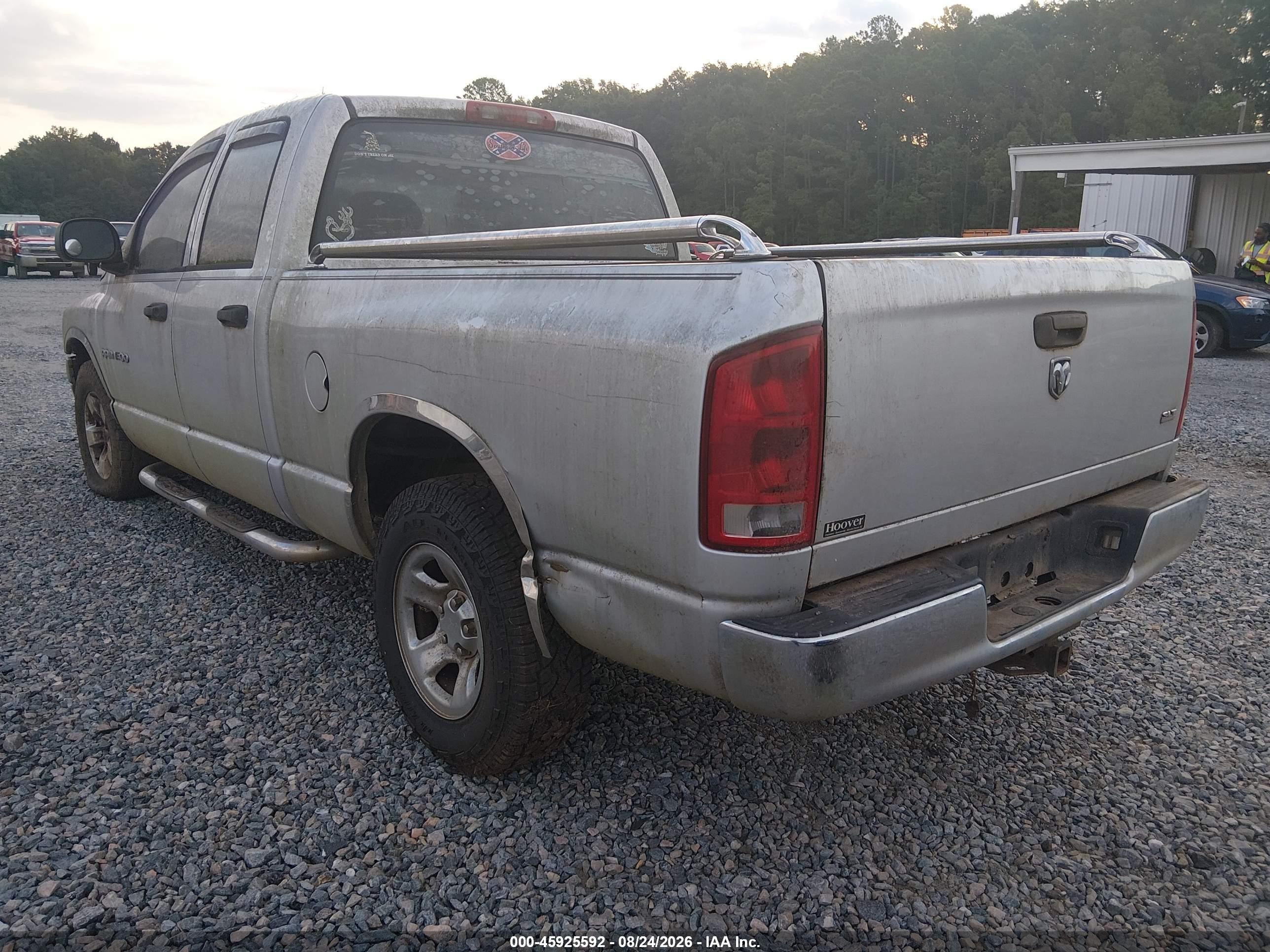 2005 Dodge Ram 1500 Slt/laramie Silver vin: 1D7HA18N25S295884