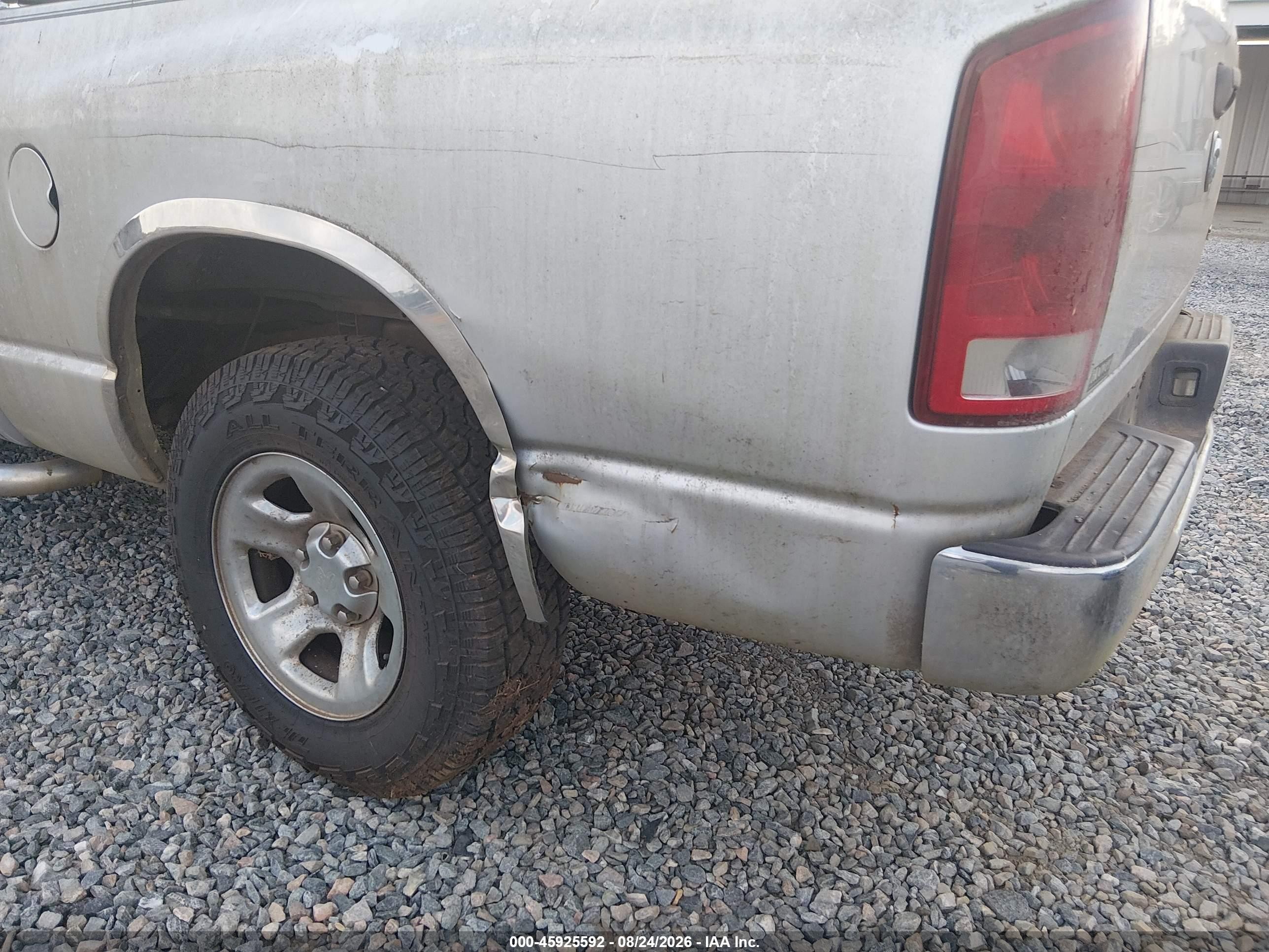 2005 Dodge Ram 1500 Slt/laramie Silver vin: 1D7HA18N25S295884