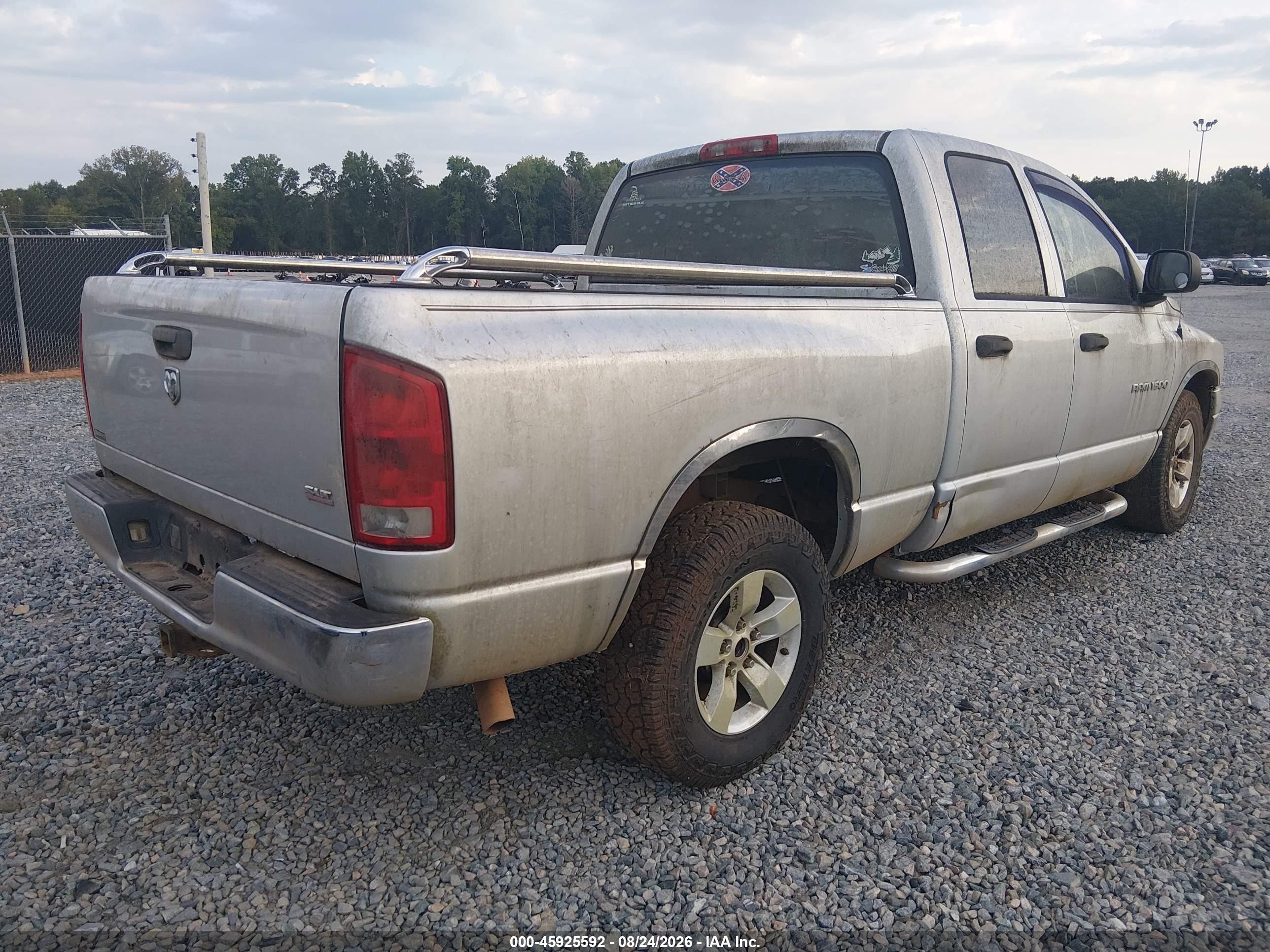 2005 Dodge Ram 1500 Slt/laramie Silver vin: 1D7HA18N25S295884
