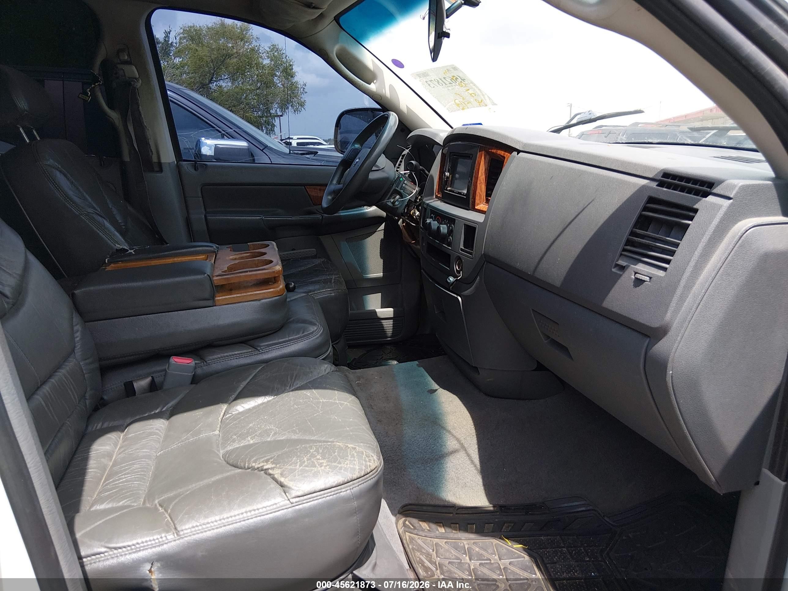 2006 Dodge Ram 1500 Slt White vin: 1D7HA18N26J114998