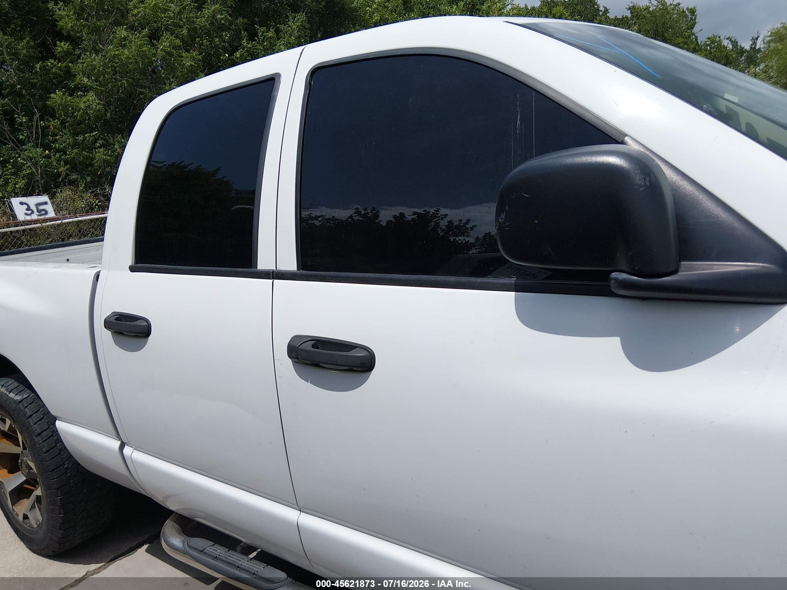 2006 Dodge Ram 1500 Slt White vin: 1D7HA18N26J114998