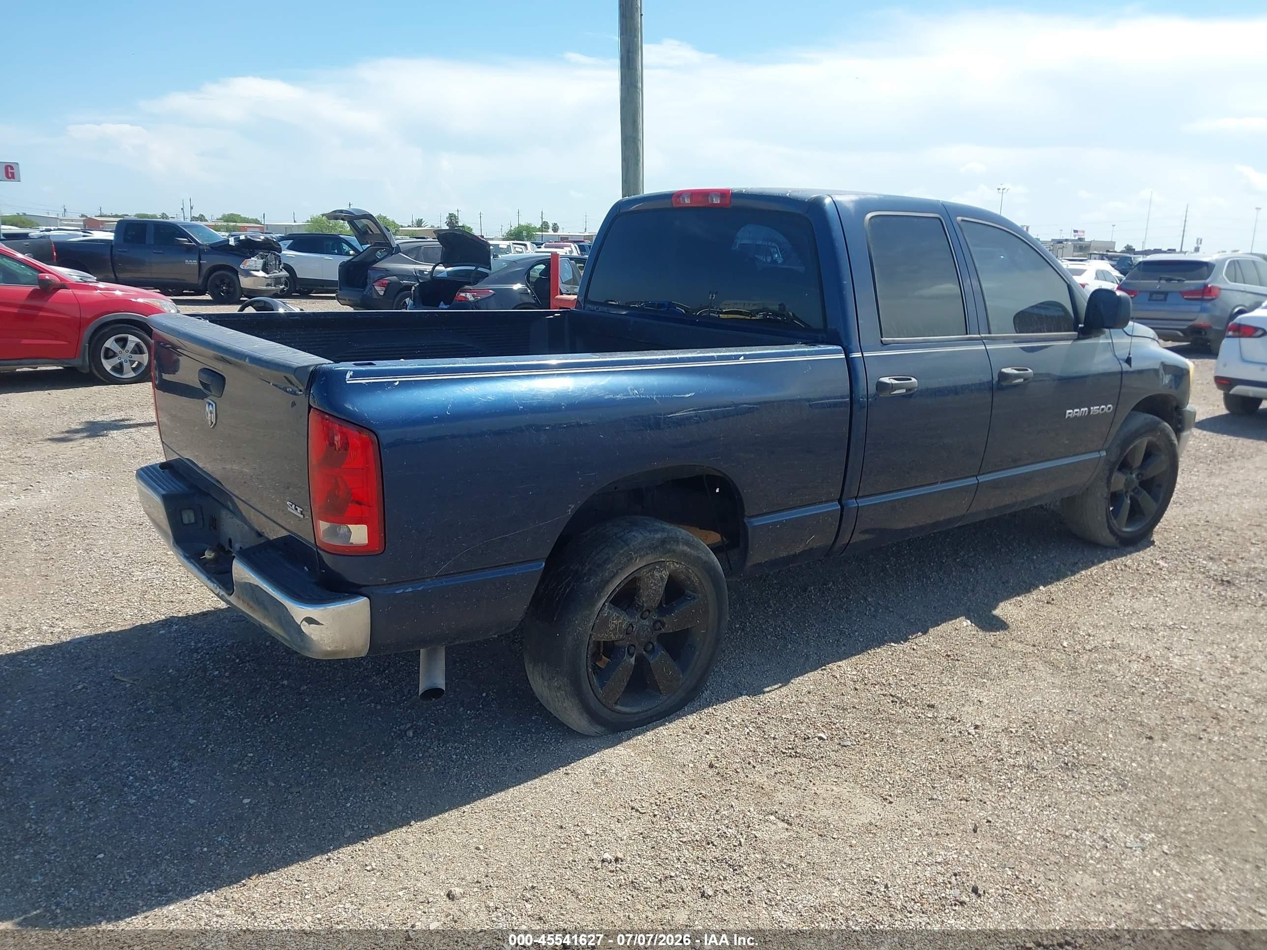 2006 Dodge Ram 1500 Slt Blue vin: 1D7HA18N26J129128