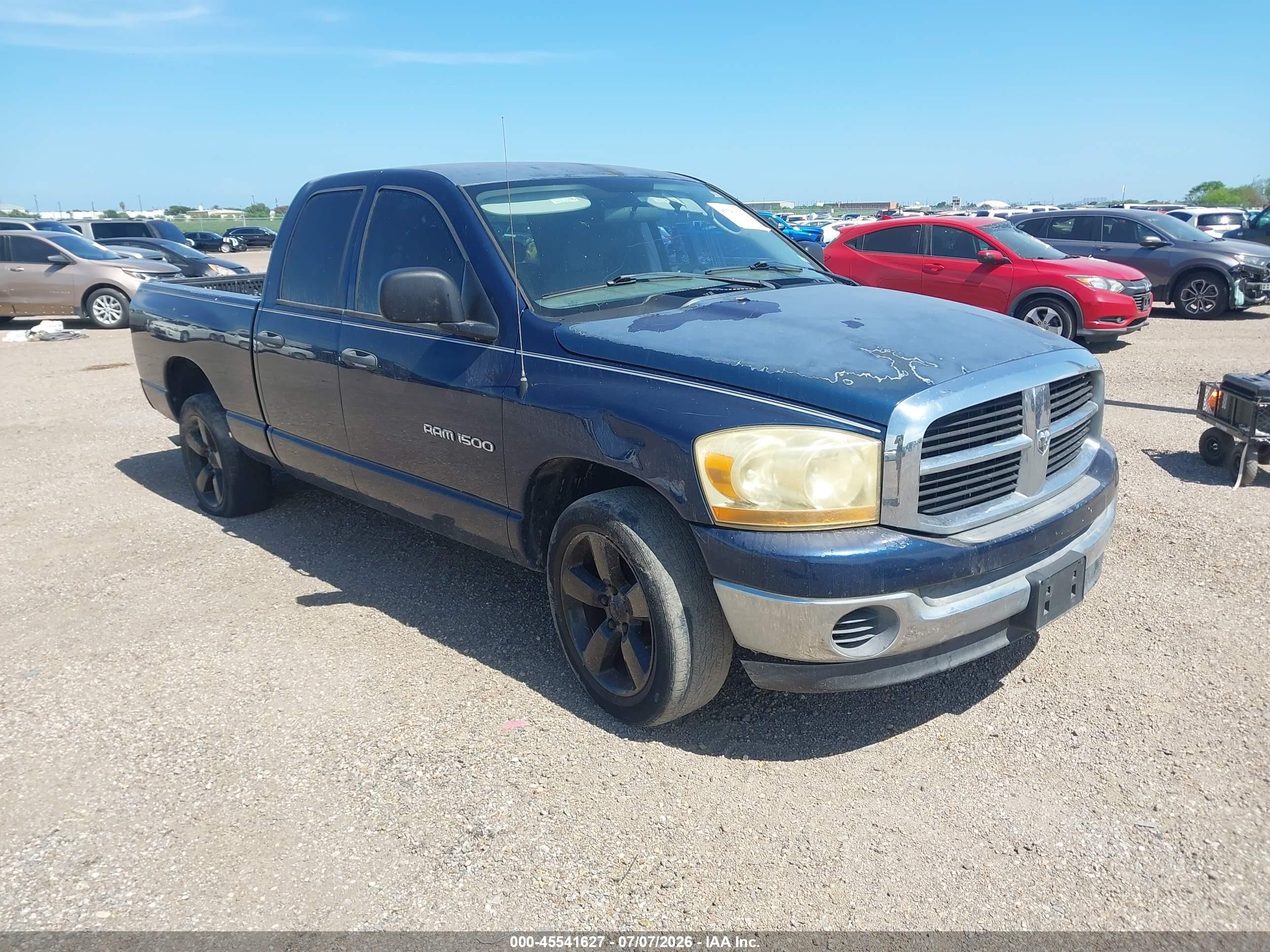 2006 Dodge Ram 1500 Slt Blue vin: 1D7HA18N26J129128