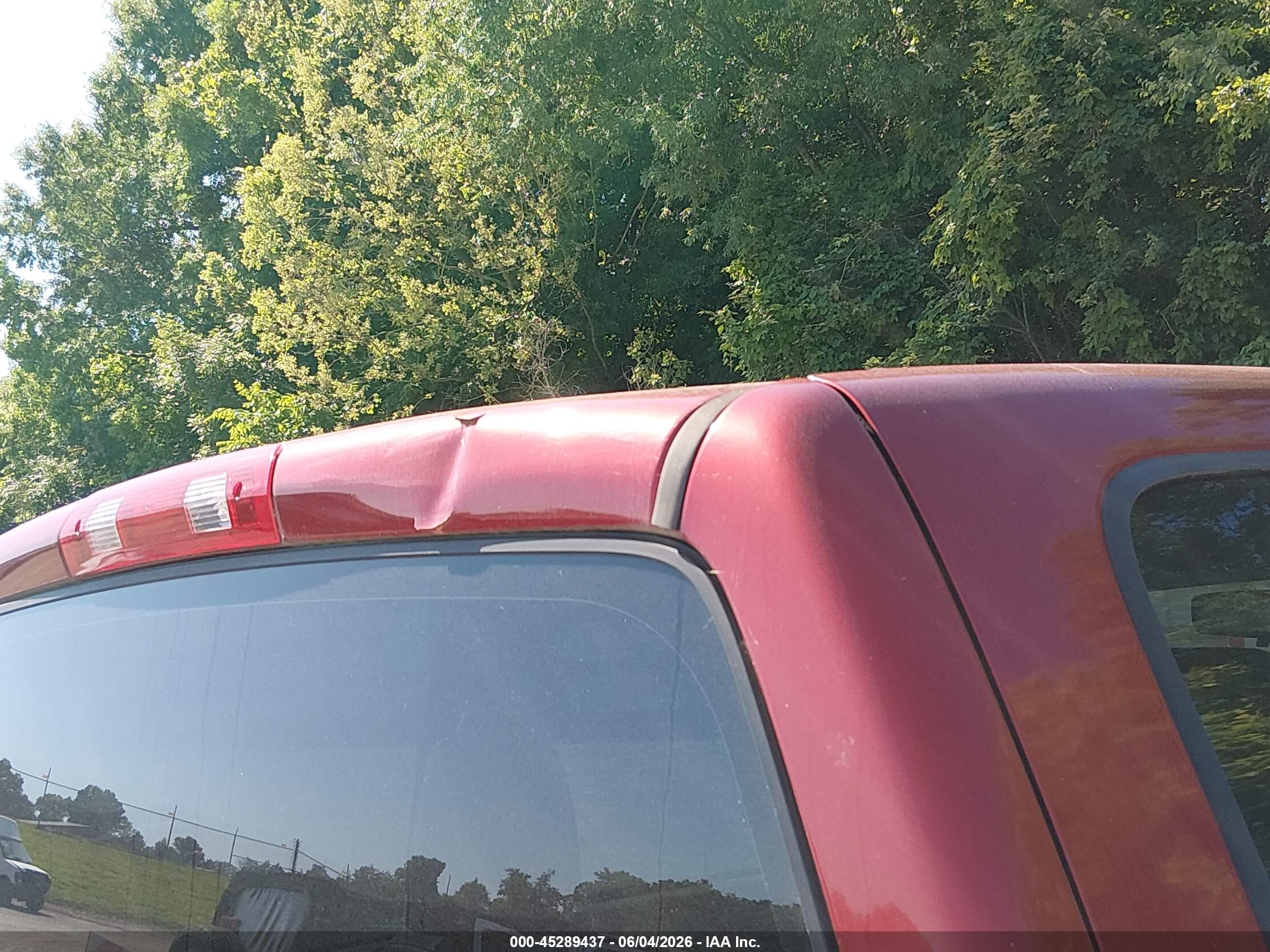 2006 Dodge Ram 1500 Slt Red vin: 1D7HA18N26S602164