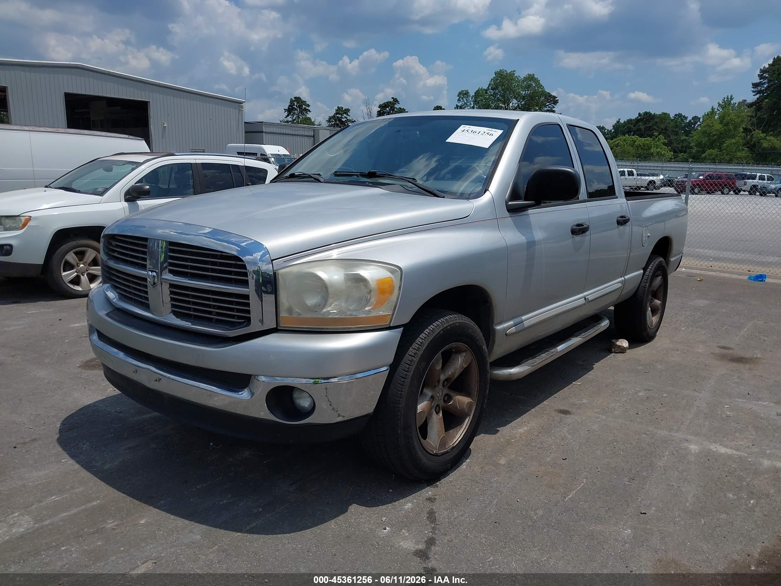 2006 Dodge Ram 1500 Slt Silver vin: 1D7HA18N26S619949