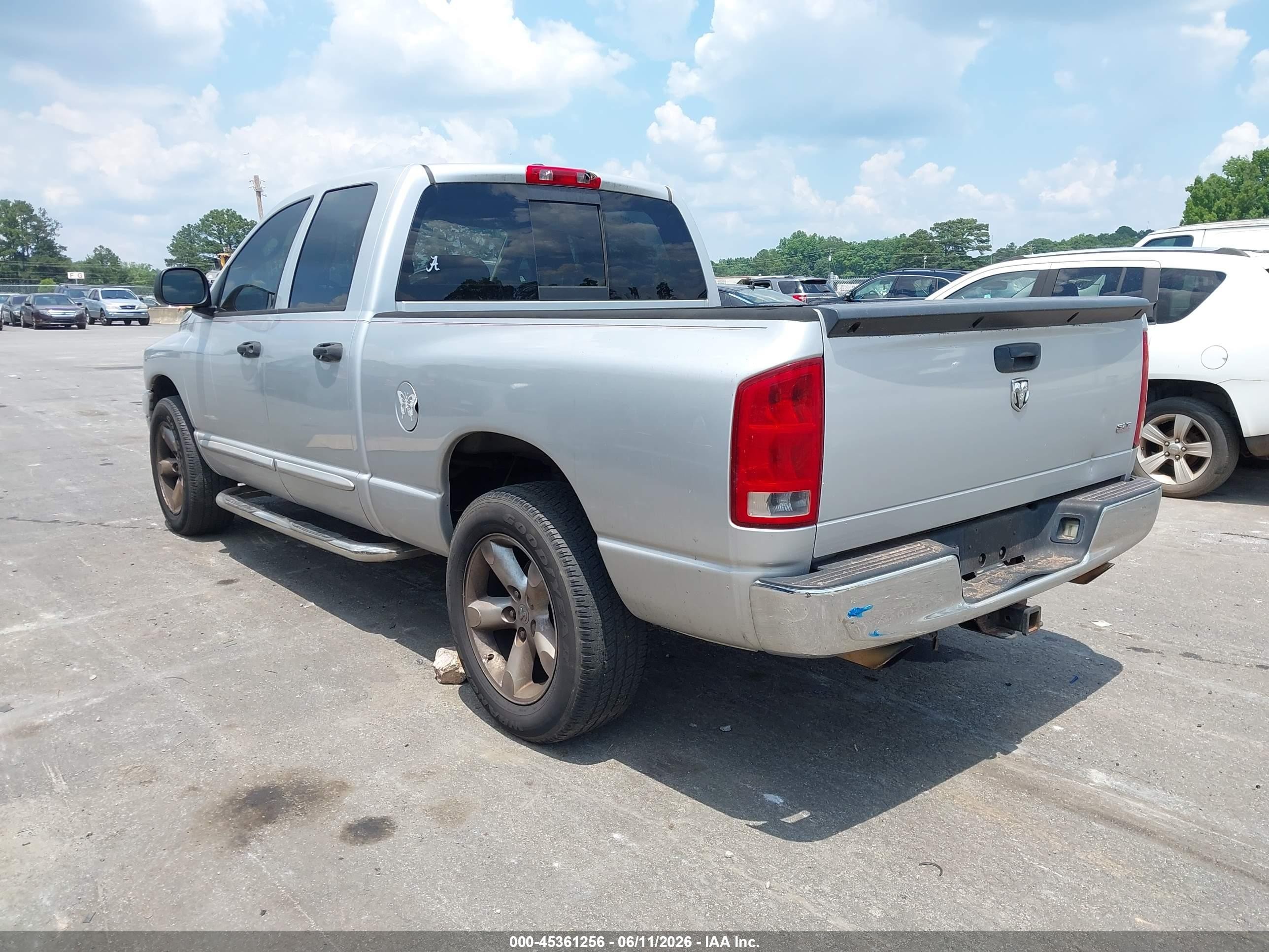 2006 Dodge Ram 1500 Slt Silver vin: 1D7HA18N26S619949