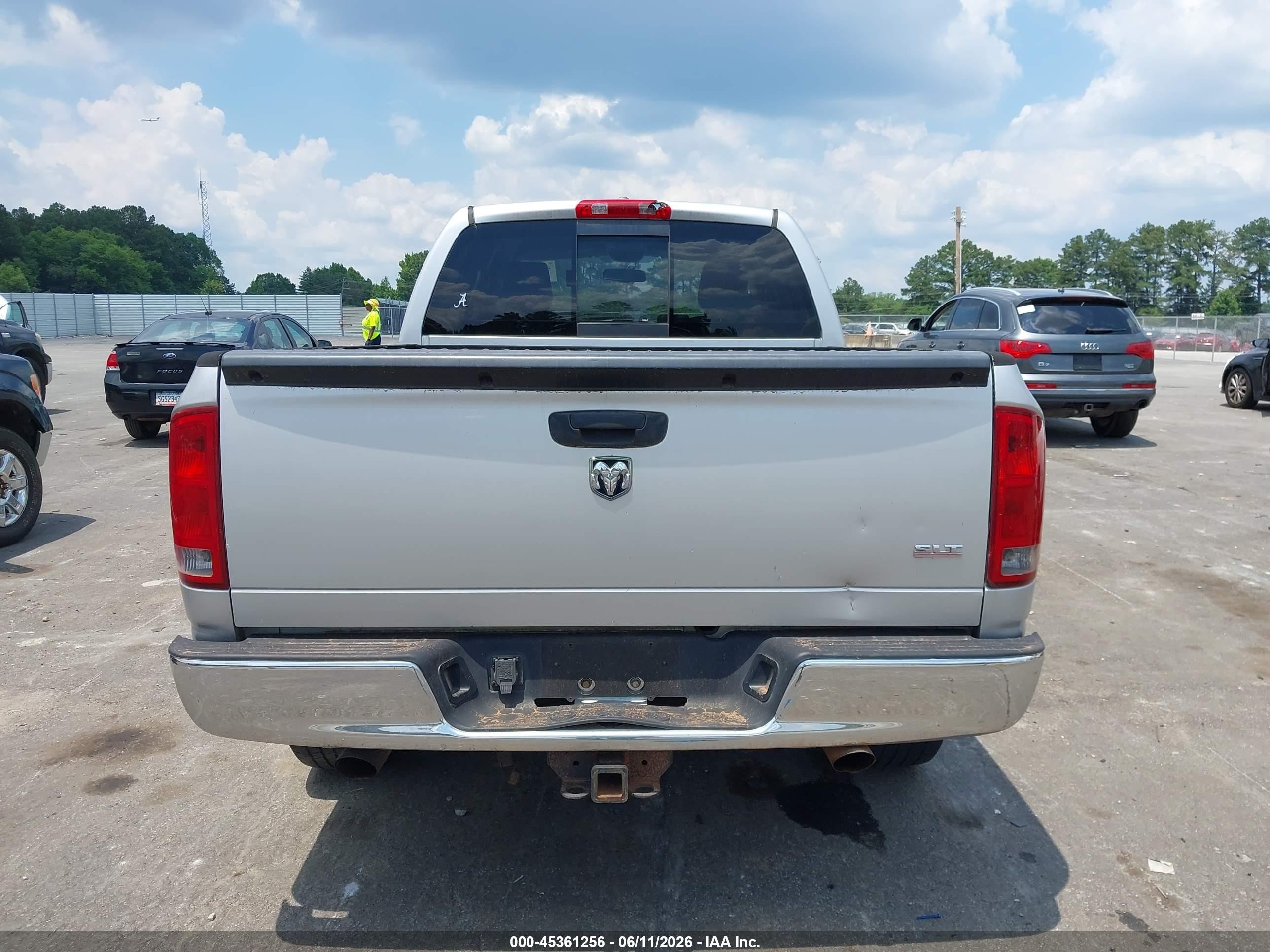 2006 Dodge Ram 1500 Slt Silver vin: 1D7HA18N26S619949