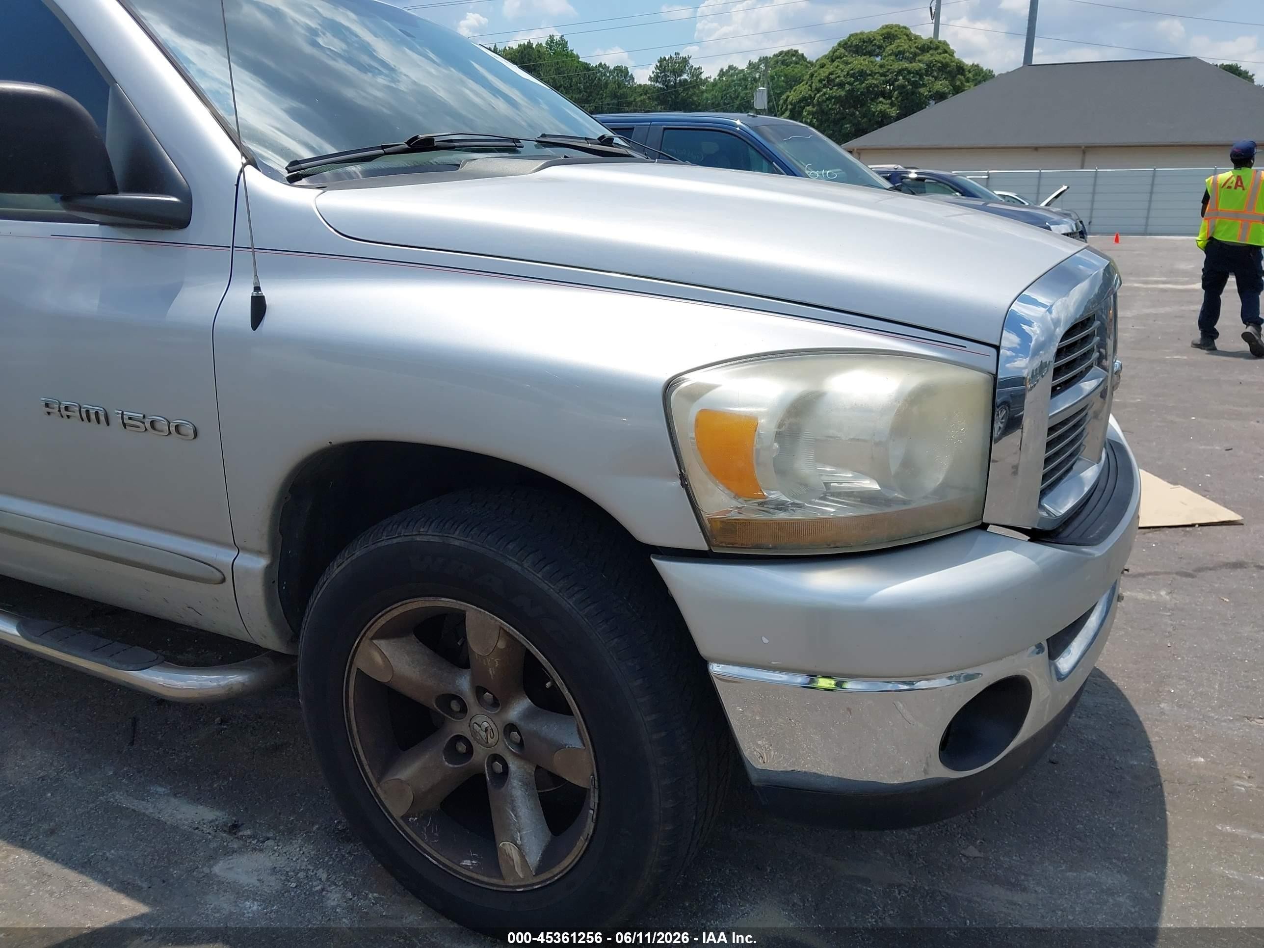2006 Dodge Ram 1500 Slt Silver vin: 1D7HA18N26S619949