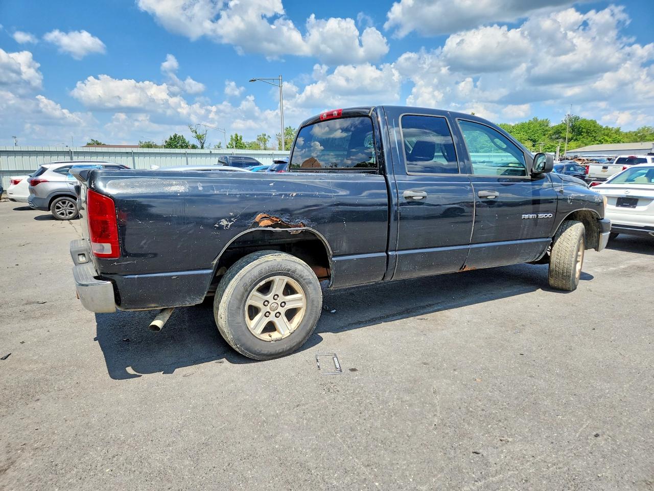 2006 Dodge Ram 1500 St Черный vin: 1D7HA18N26S630952