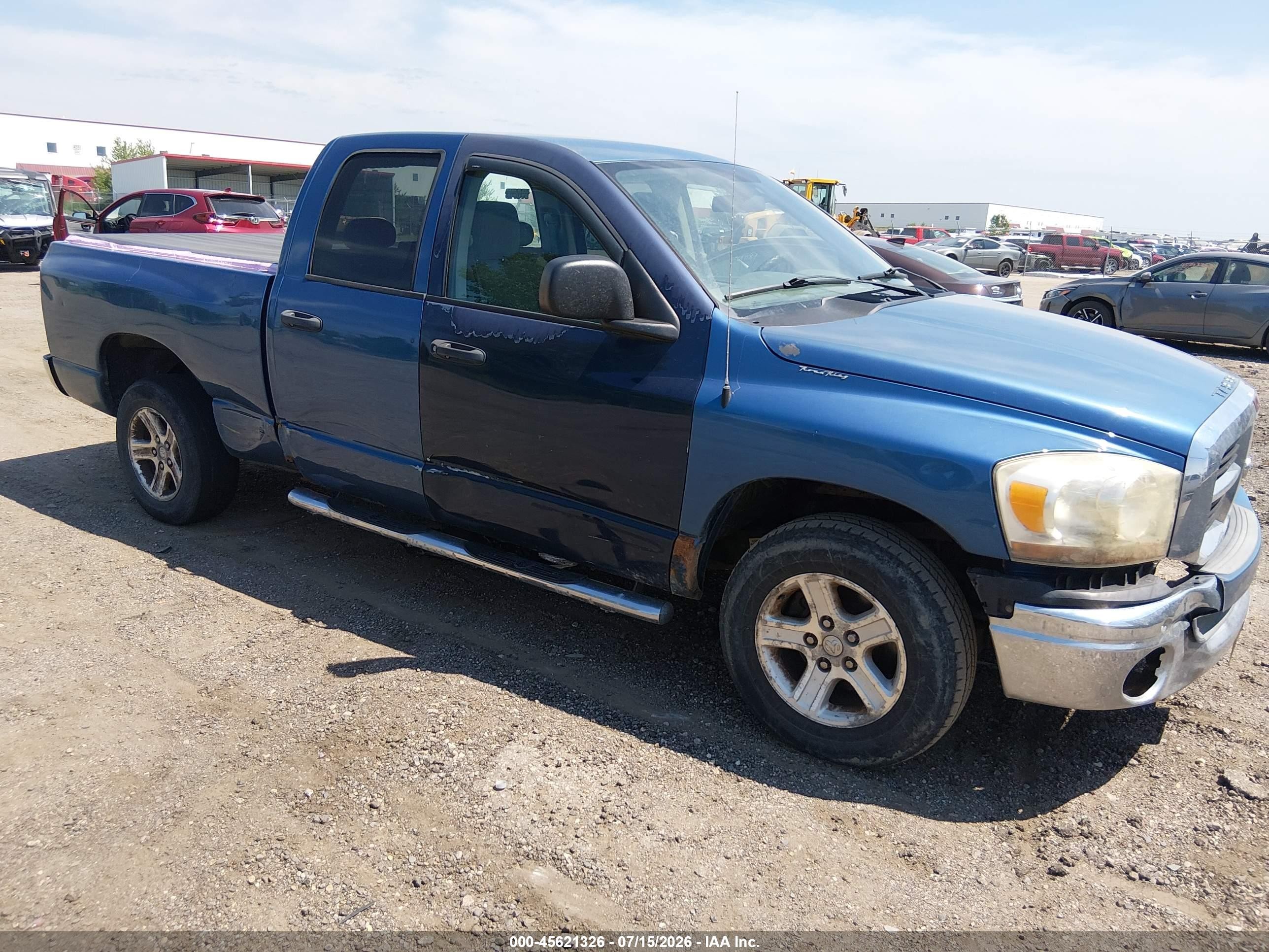 2006 Dodge Ram 1500 Slt Blue vin: 1D7HA18N26S658265