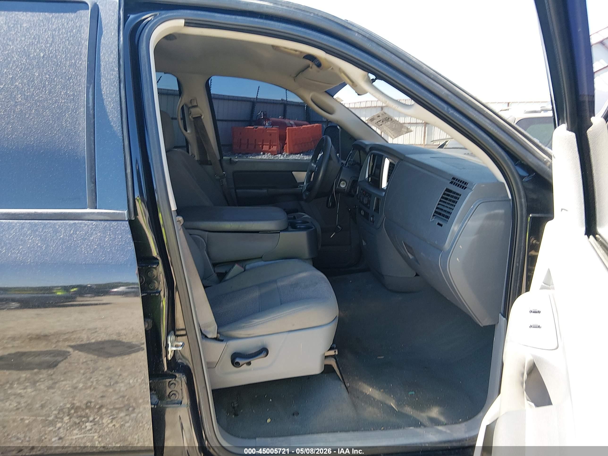 2008 Dodge Ram 1500 Slt Black vin: 1D7HA18N28S610929
