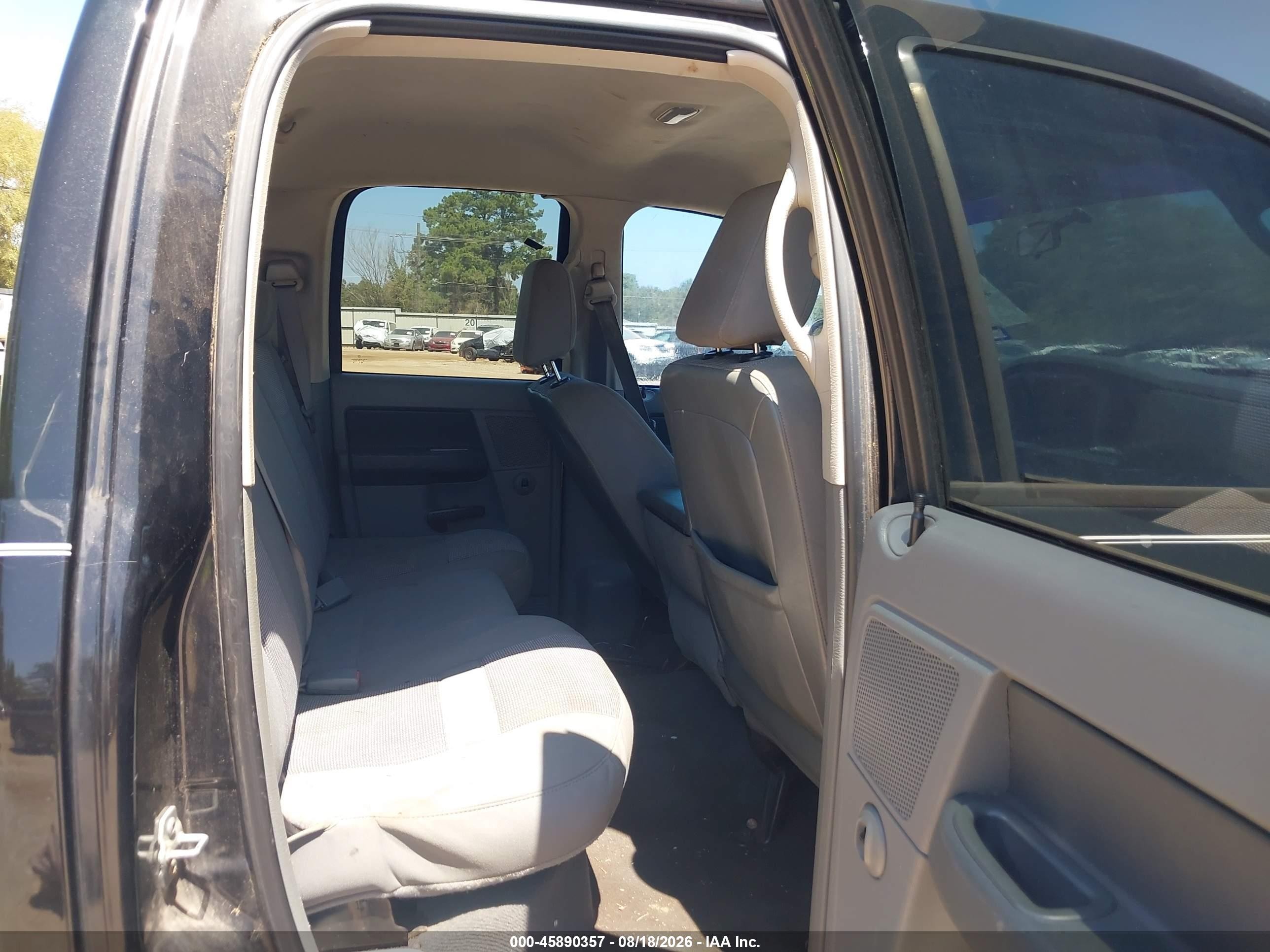 2008 Dodge Ram 1500 Slt Black vin: 1D7HA18N28S611949