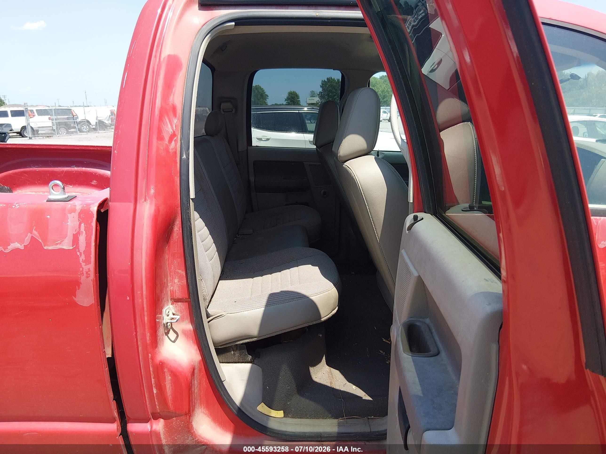 2008 Dodge Ram 1500 St/sxt Red vin: 1D7HA18N28S613605