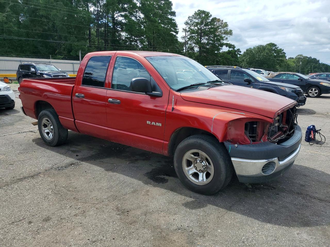 2008 Dodge Ram 1500 St Maroon vin: 1D7HA18N28S614463