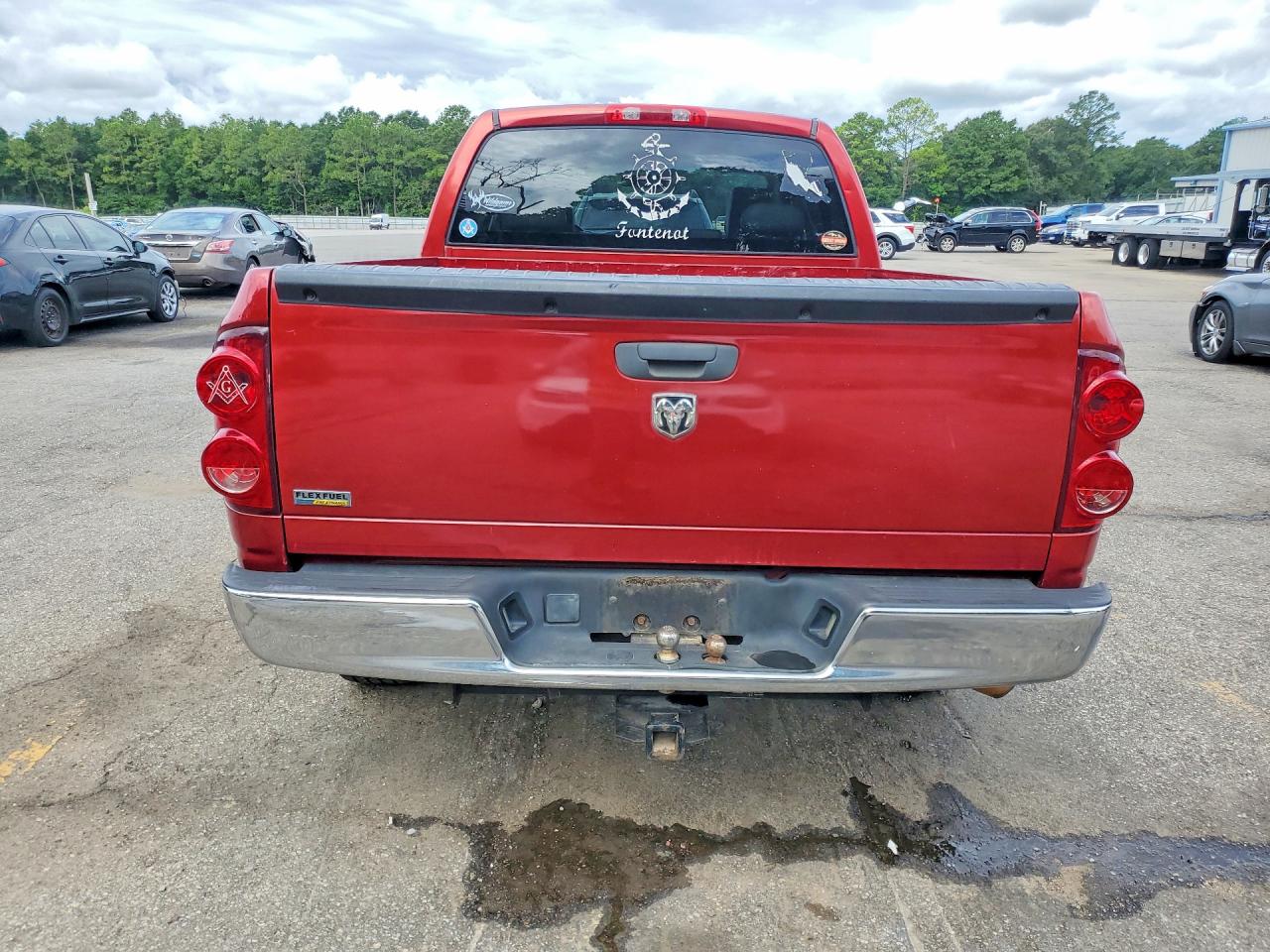 2008 Dodge Ram 1500 St Maroon vin: 1D7HA18N28S614463