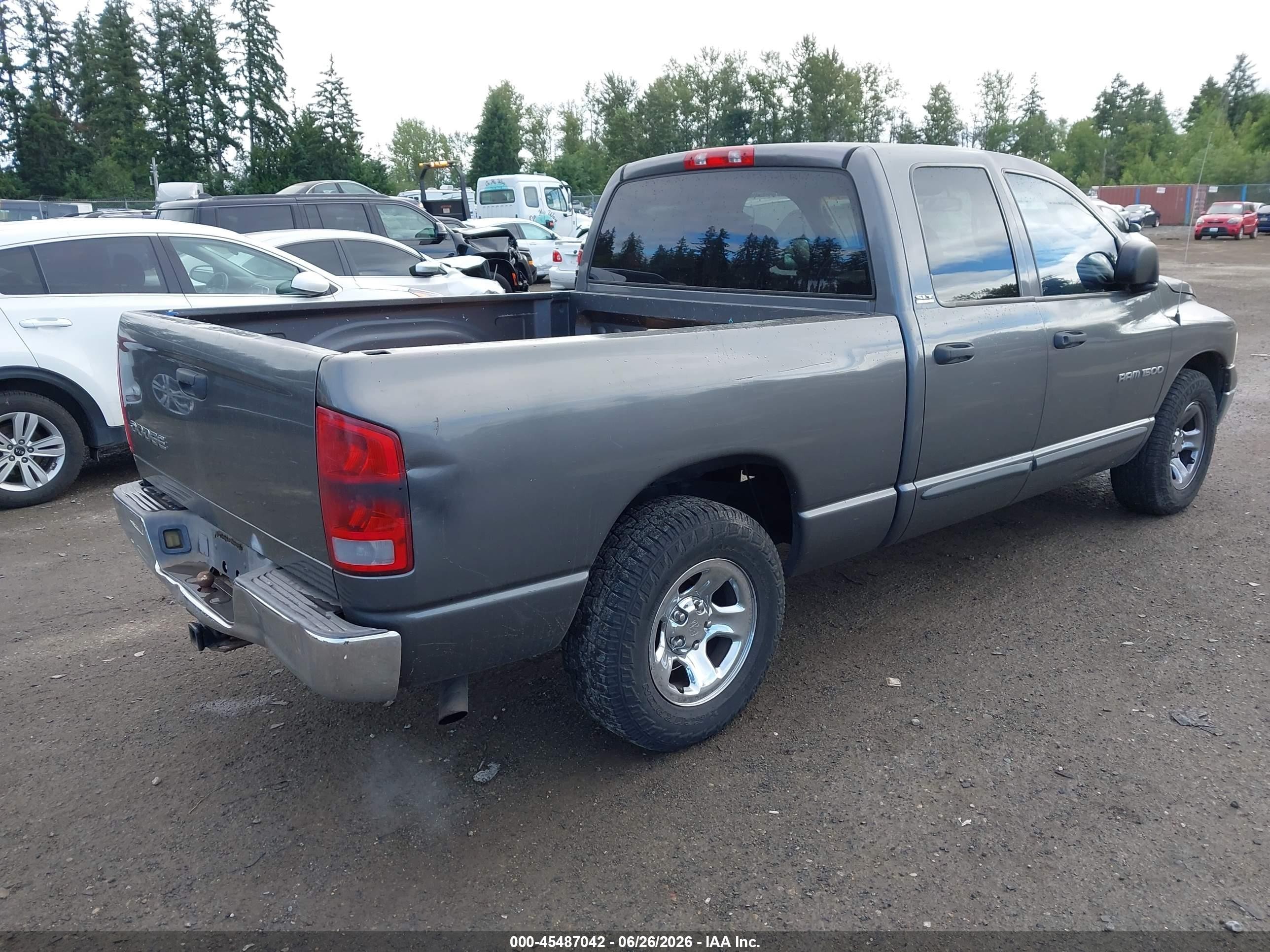 2002 Dodge Ram 1500 St Серый vin: 1D7HA18N32S594165
