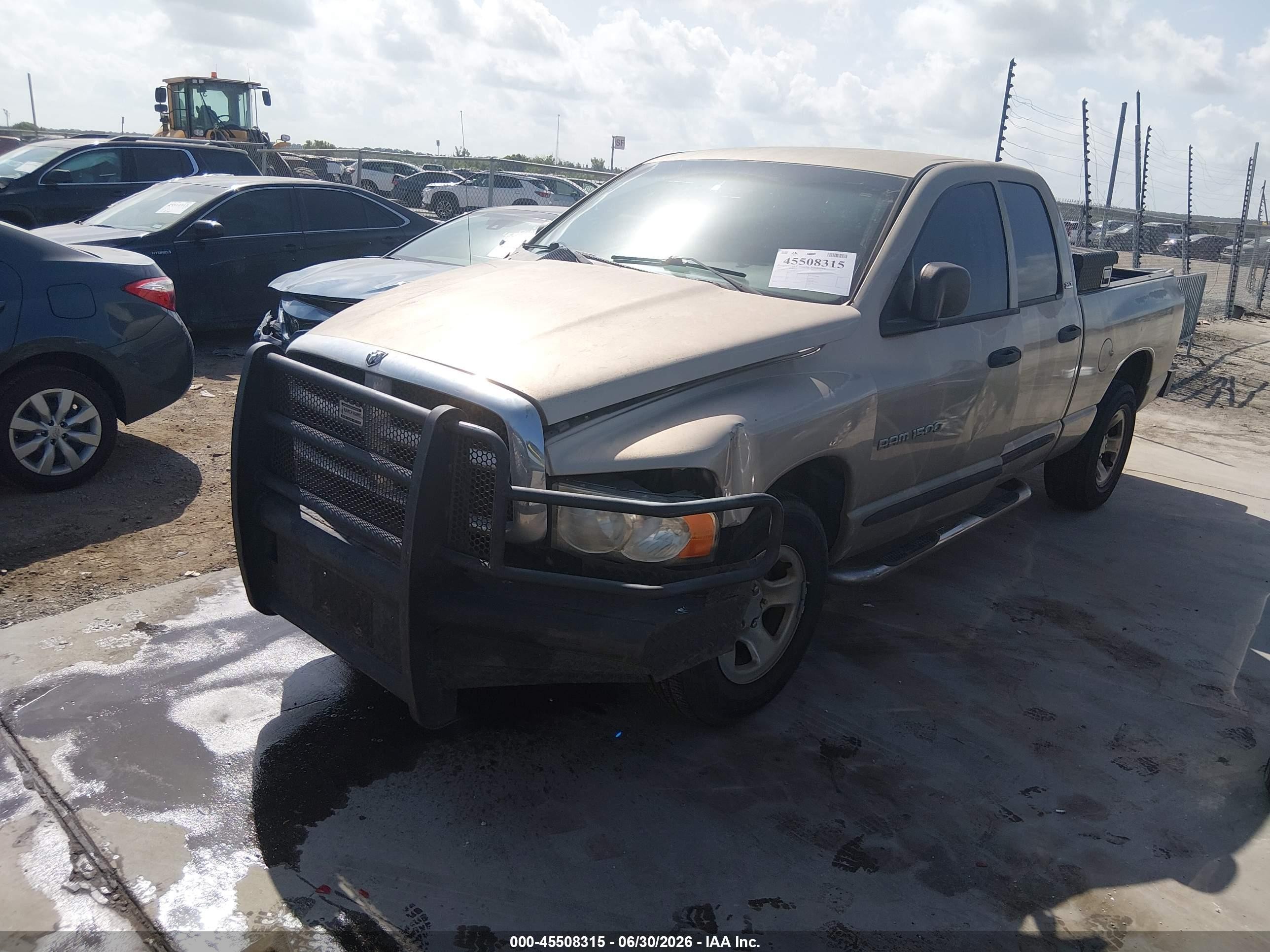 2002 Dodge Ram 1500 St Gold vin: 1D7HA18N32S599740