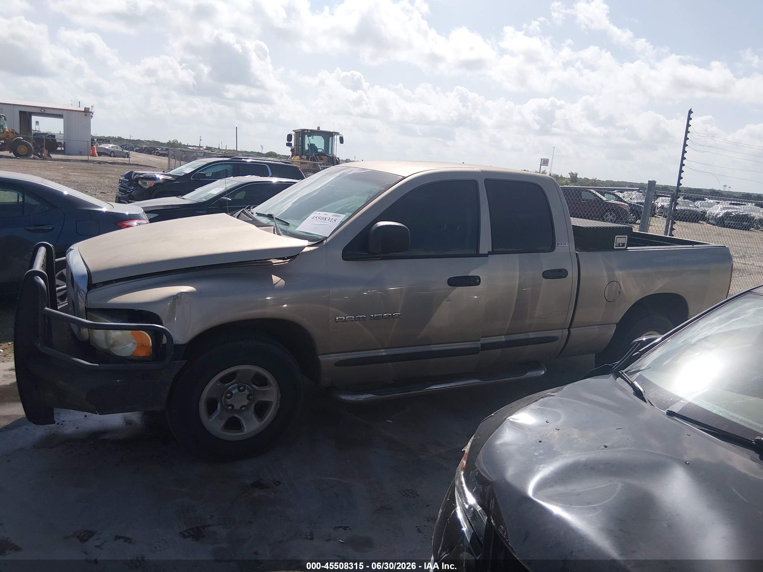2002 Dodge Ram 1500 St Gold vin: 1D7HA18N32S599740