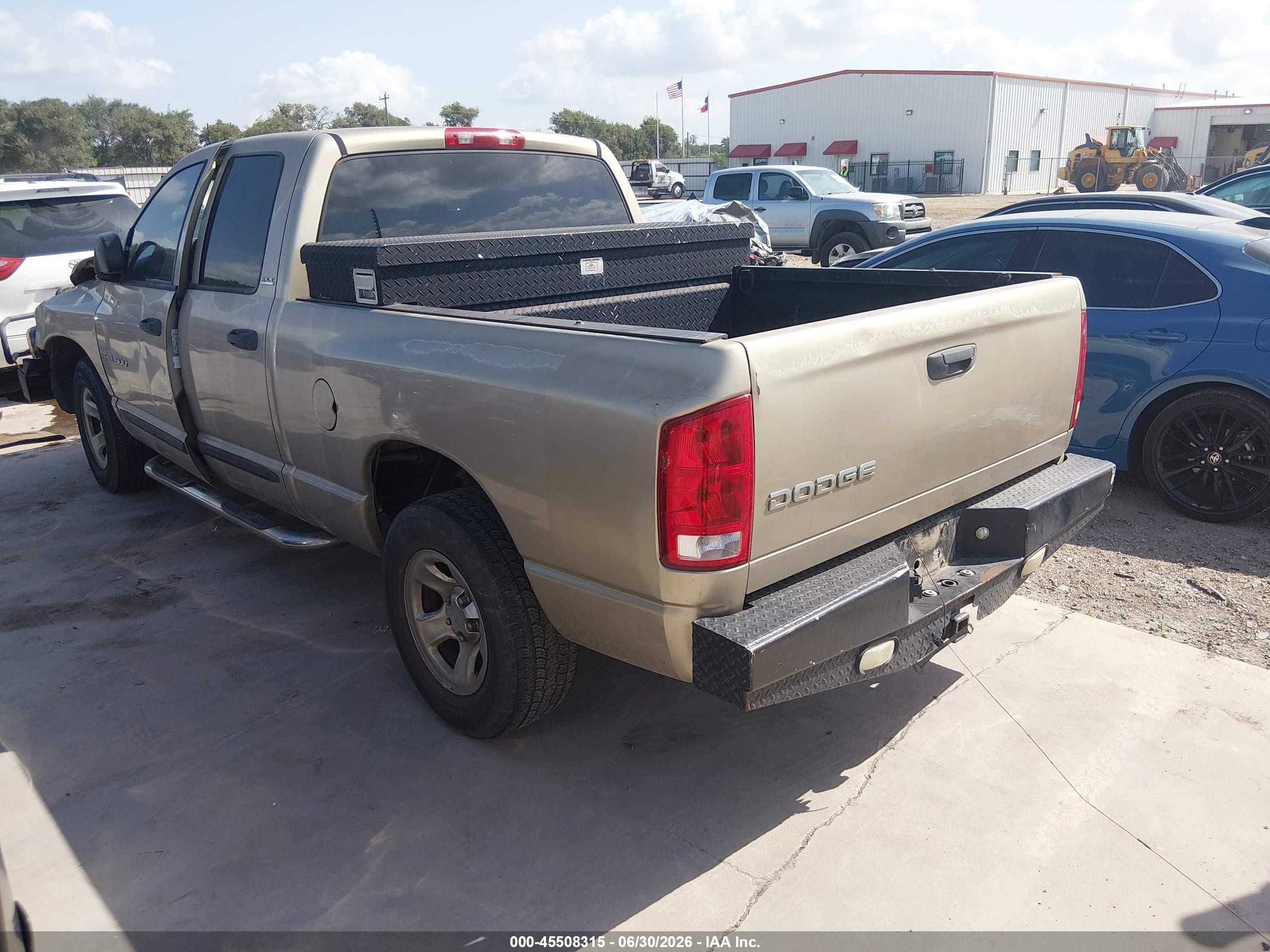 2002 Dodge Ram 1500 St Gold vin: 1D7HA18N32S599740