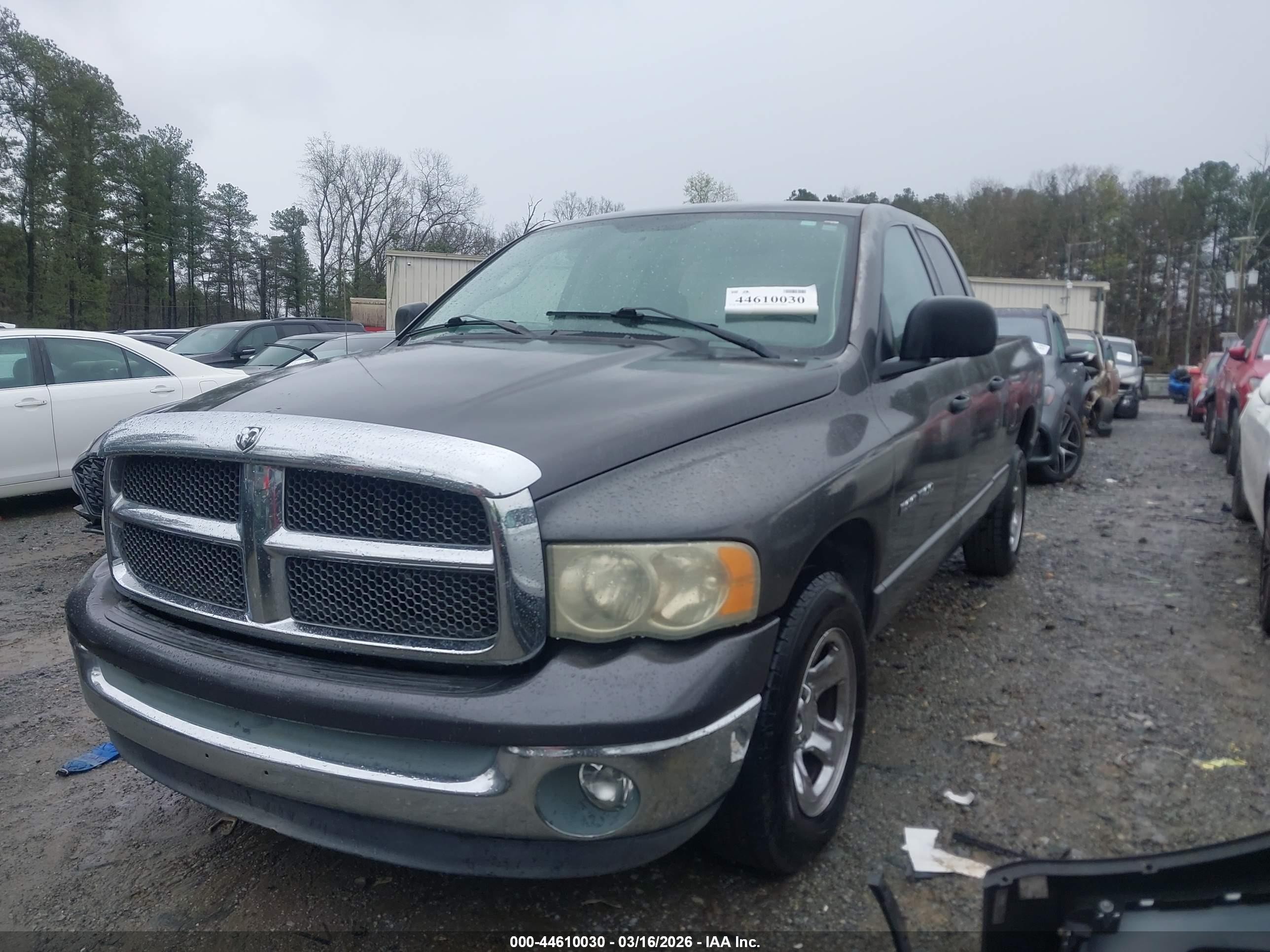 2003 Dodge Ram 1500 Slt/laramie/st Gray vin: 1D7HA18N33S101098