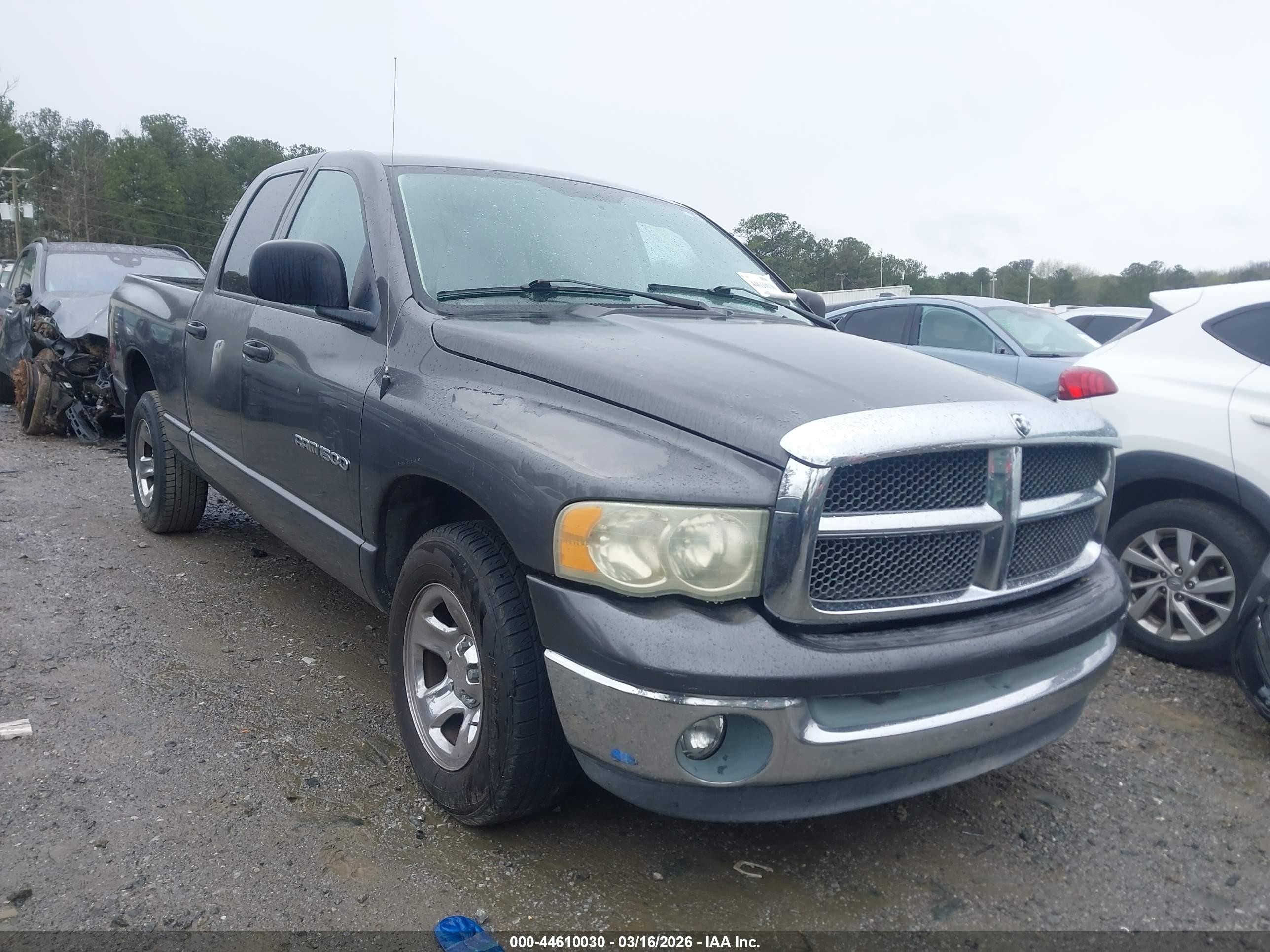 2003 Dodge Ram 1500 Slt/laramie/st Gray vin: 1D7HA18N33S101098