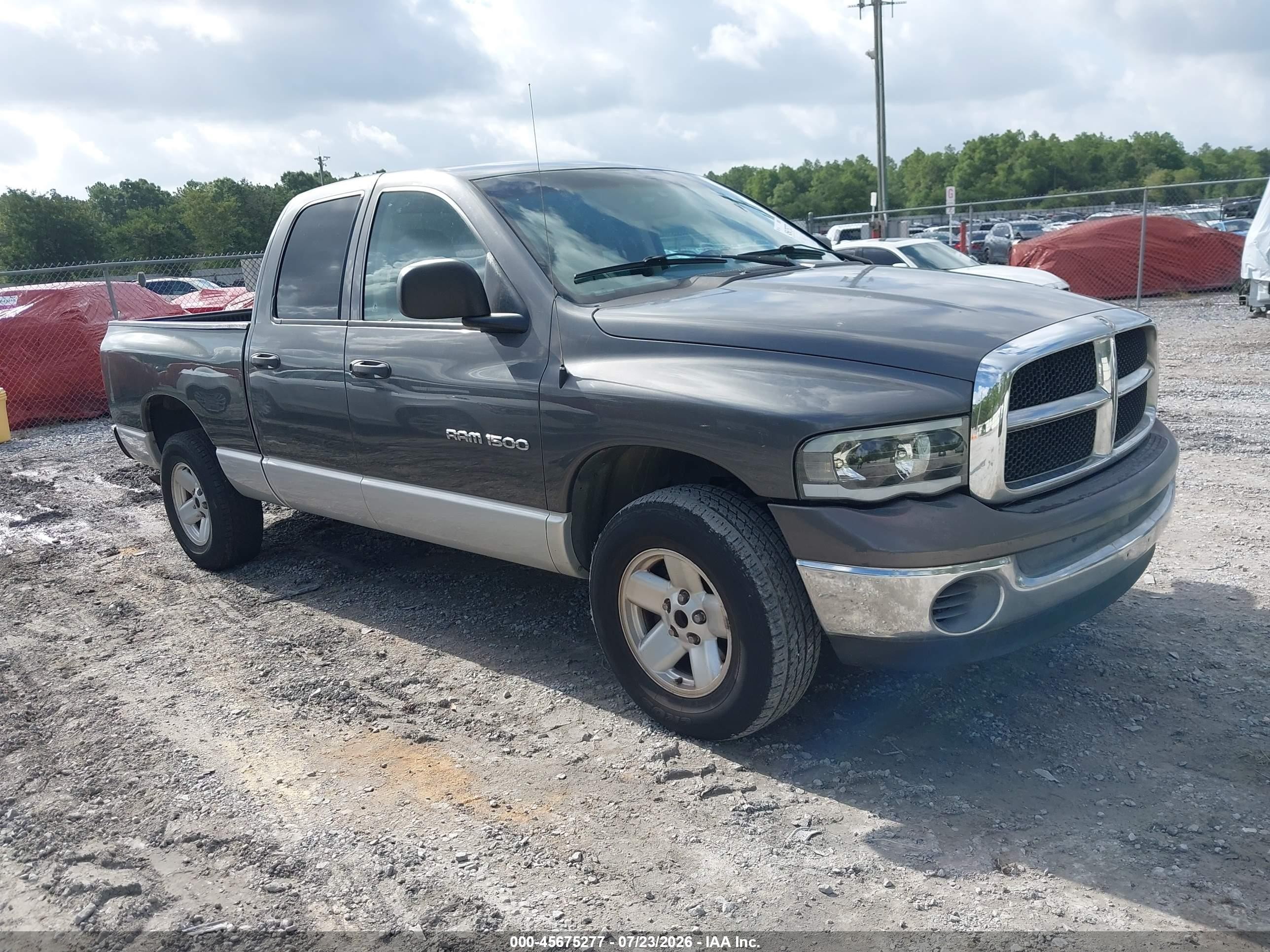 2003 Dodge Ram 1500 Slt/laramie/st Gray vin: 1D7HA18N33S214047