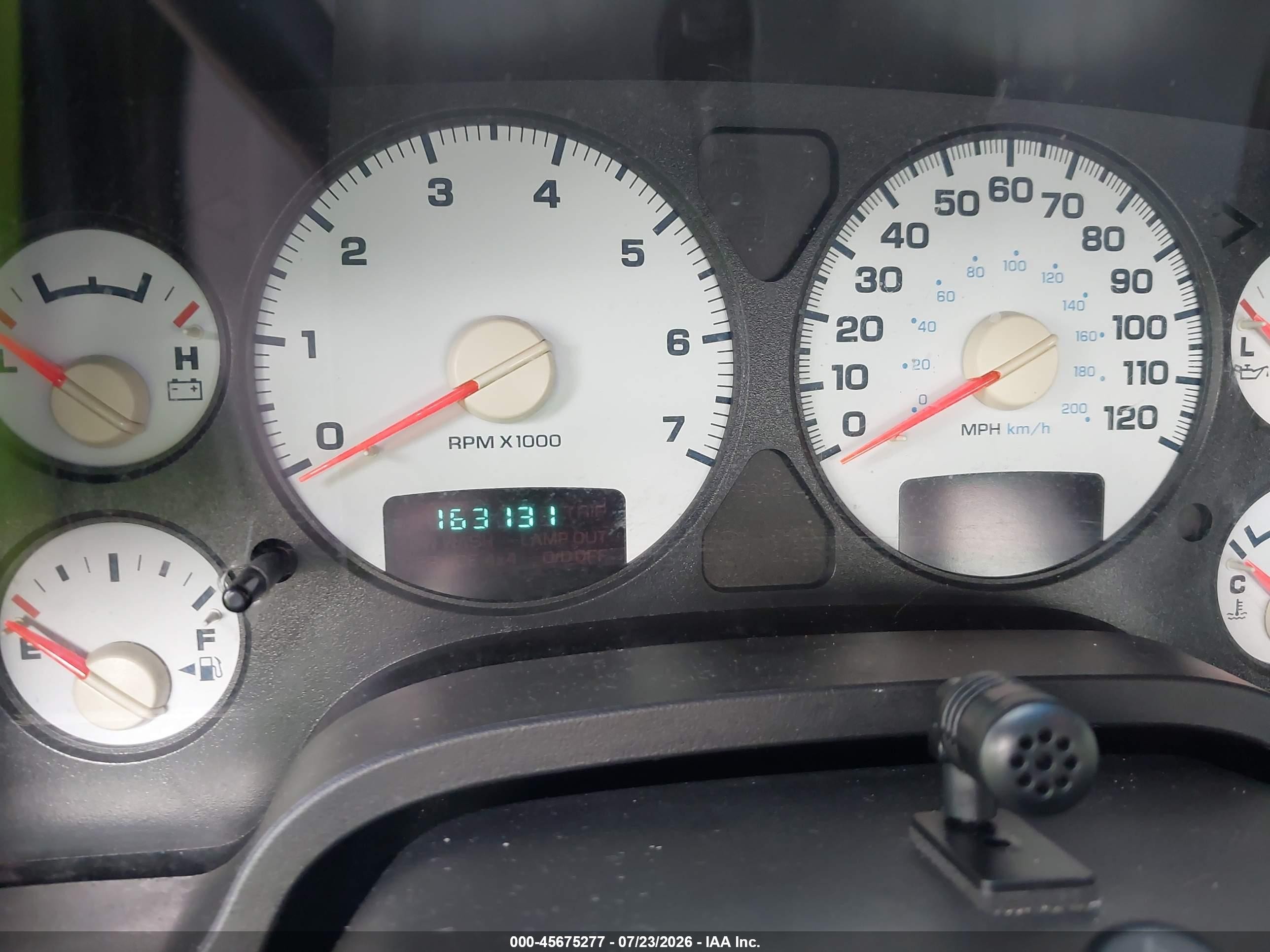 2003 Dodge Ram 1500 Slt/laramie/st Gray vin: 1D7HA18N33S214047