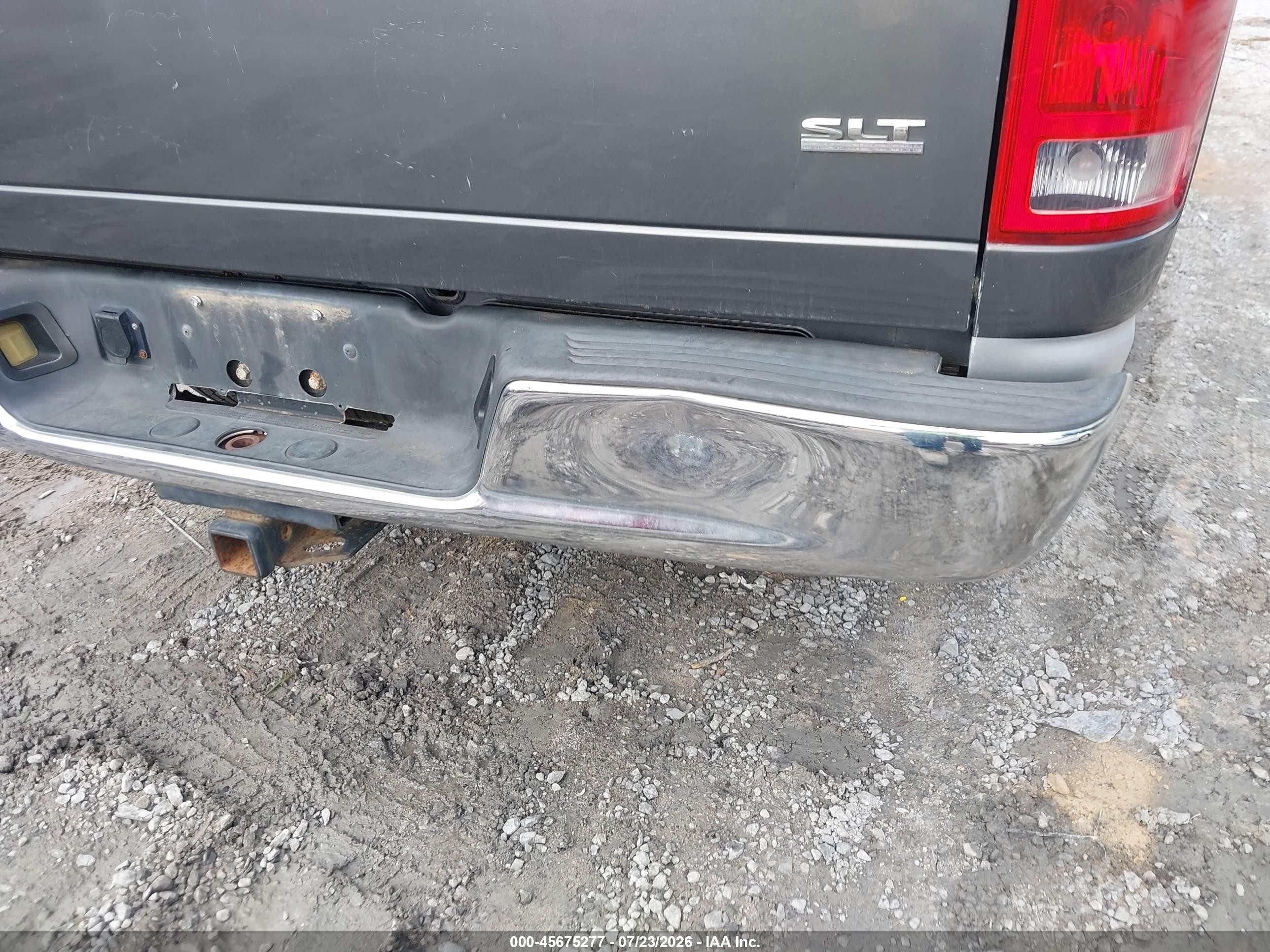 2003 Dodge Ram 1500 Slt/laramie/st Gray vin: 1D7HA18N33S214047